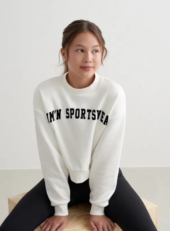 Off White Young Varsity Sweatshirt sold by Aimn