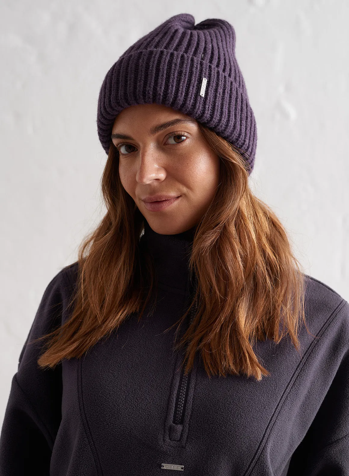 Plum Chunky Beanie sold by Aimn