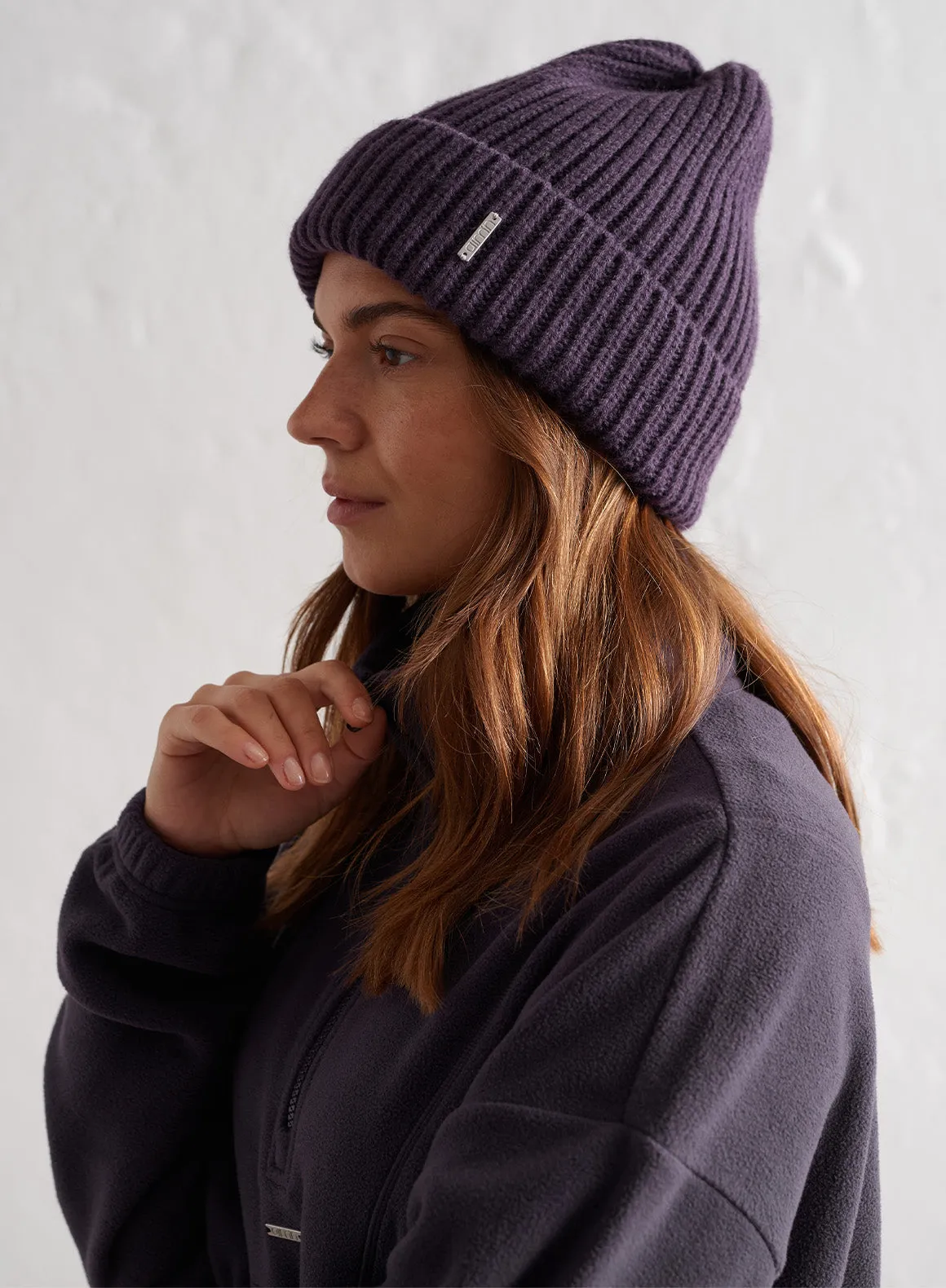 Plum Chunky Beanie sold by Aimn product image thumbnail 3
