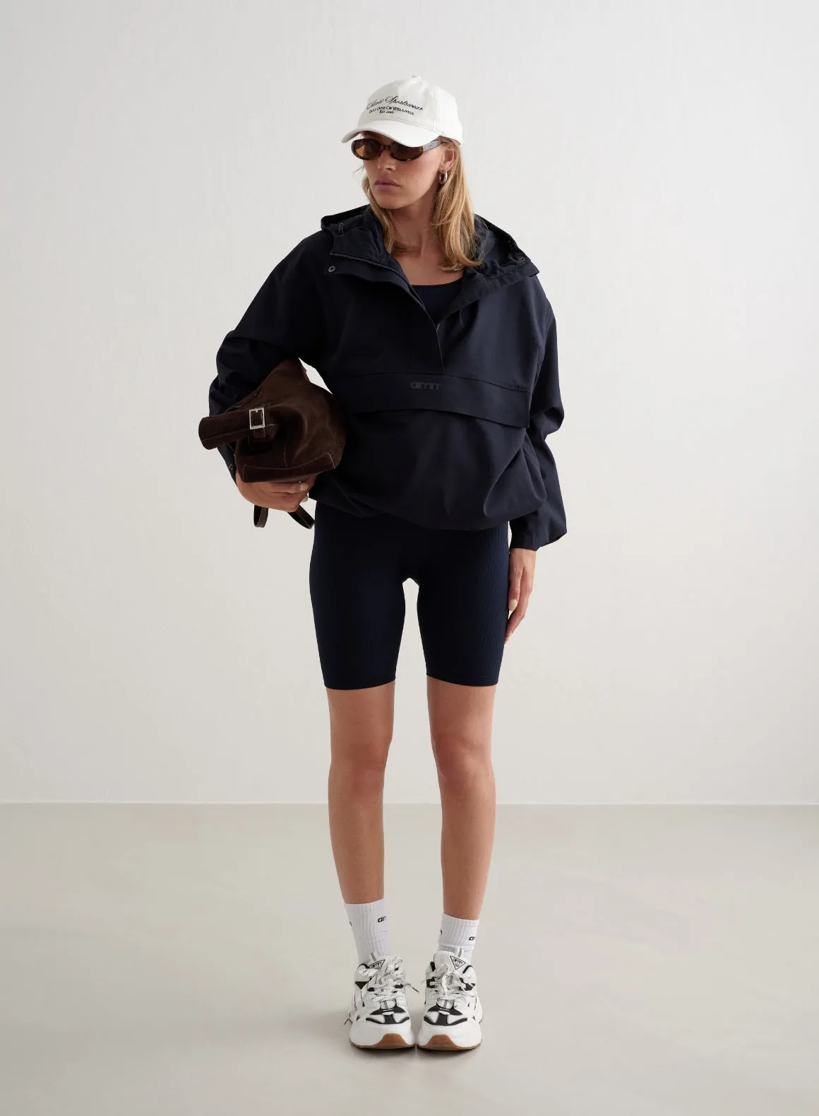 Navy Waterproof Oversized Anorak sold by Aimn product image thumbnail 3