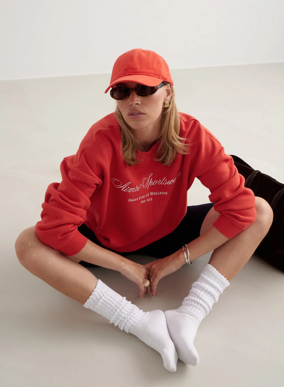Heritage Red Small Logo Cap sold by Aimn product image thumbnail 3