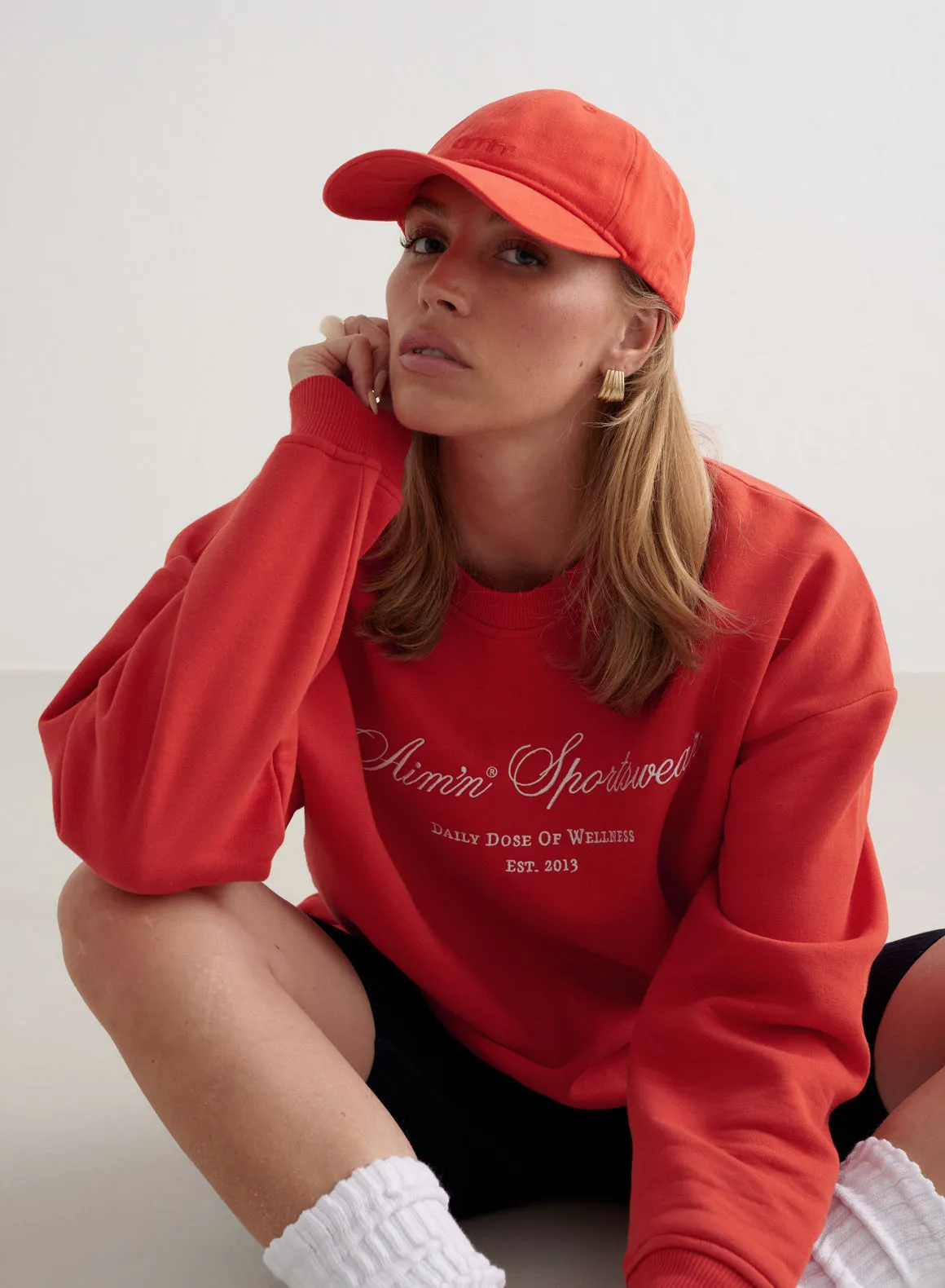 Heritage Red Small Logo Cap sold by Aimn product image thumbnail 5