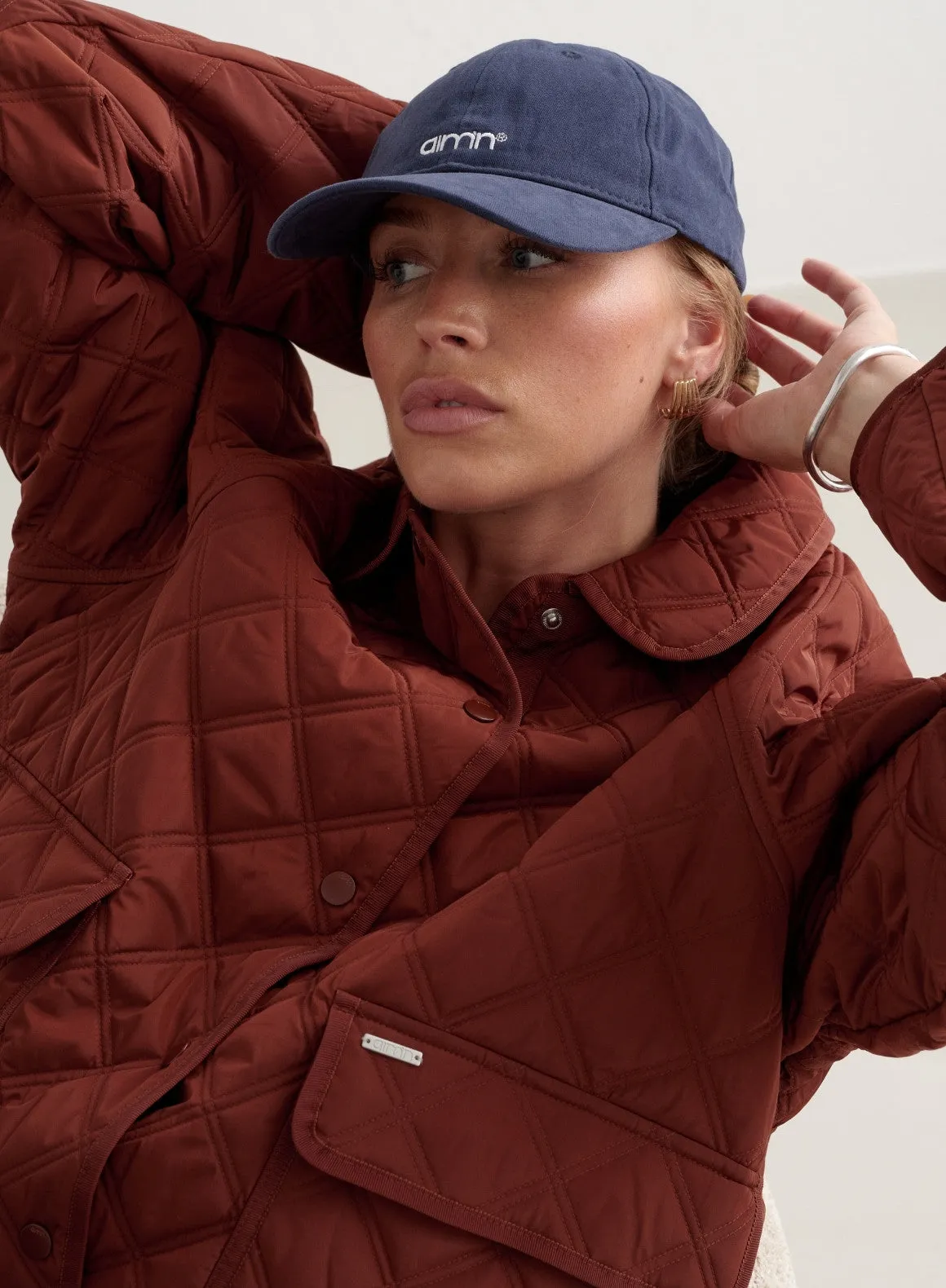 Navy Small Logo Cap sold by Aimn product image thumbnail 5