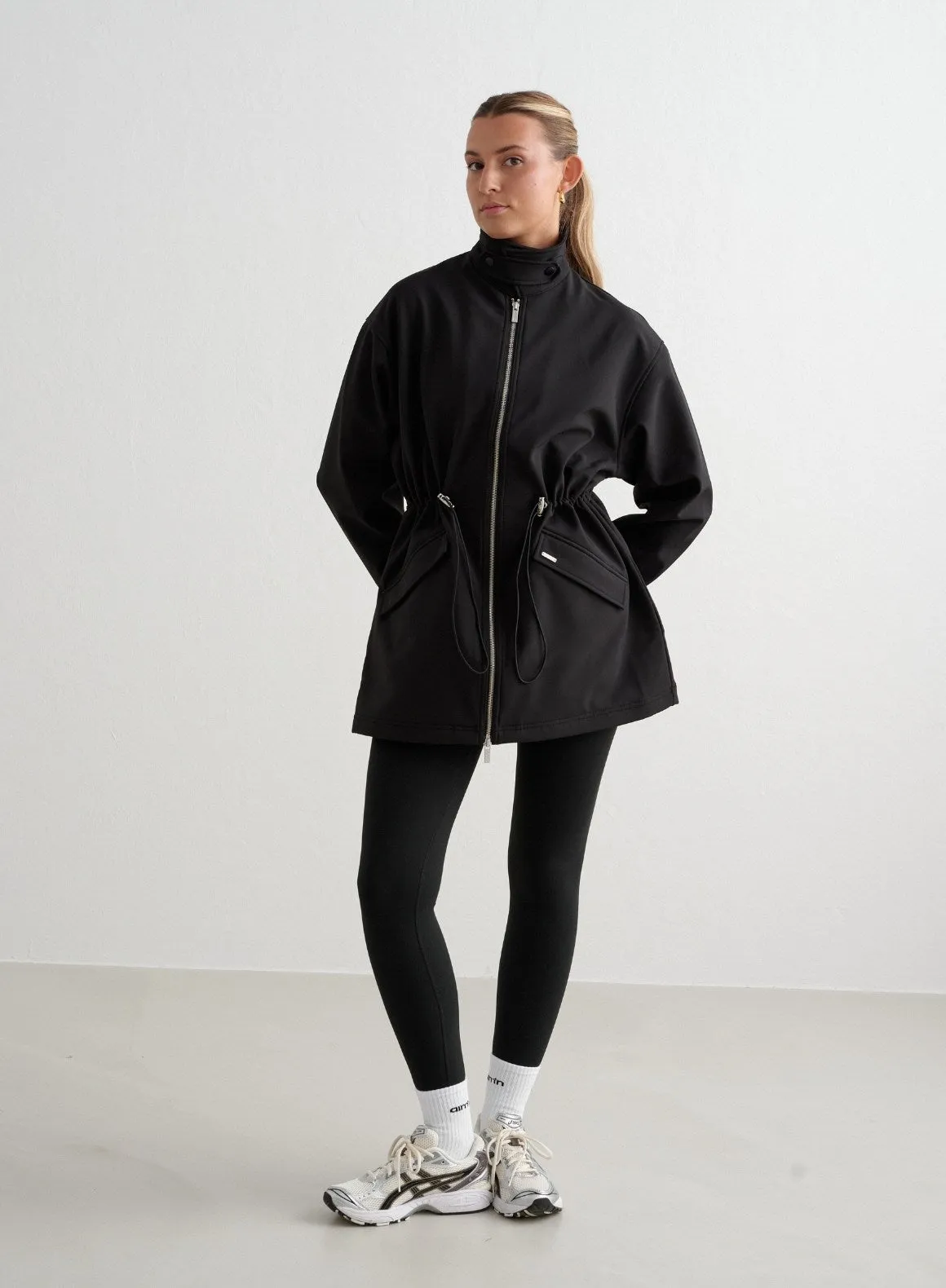 Black Softshell Jacket sold by Aimn product image thumbnail 3