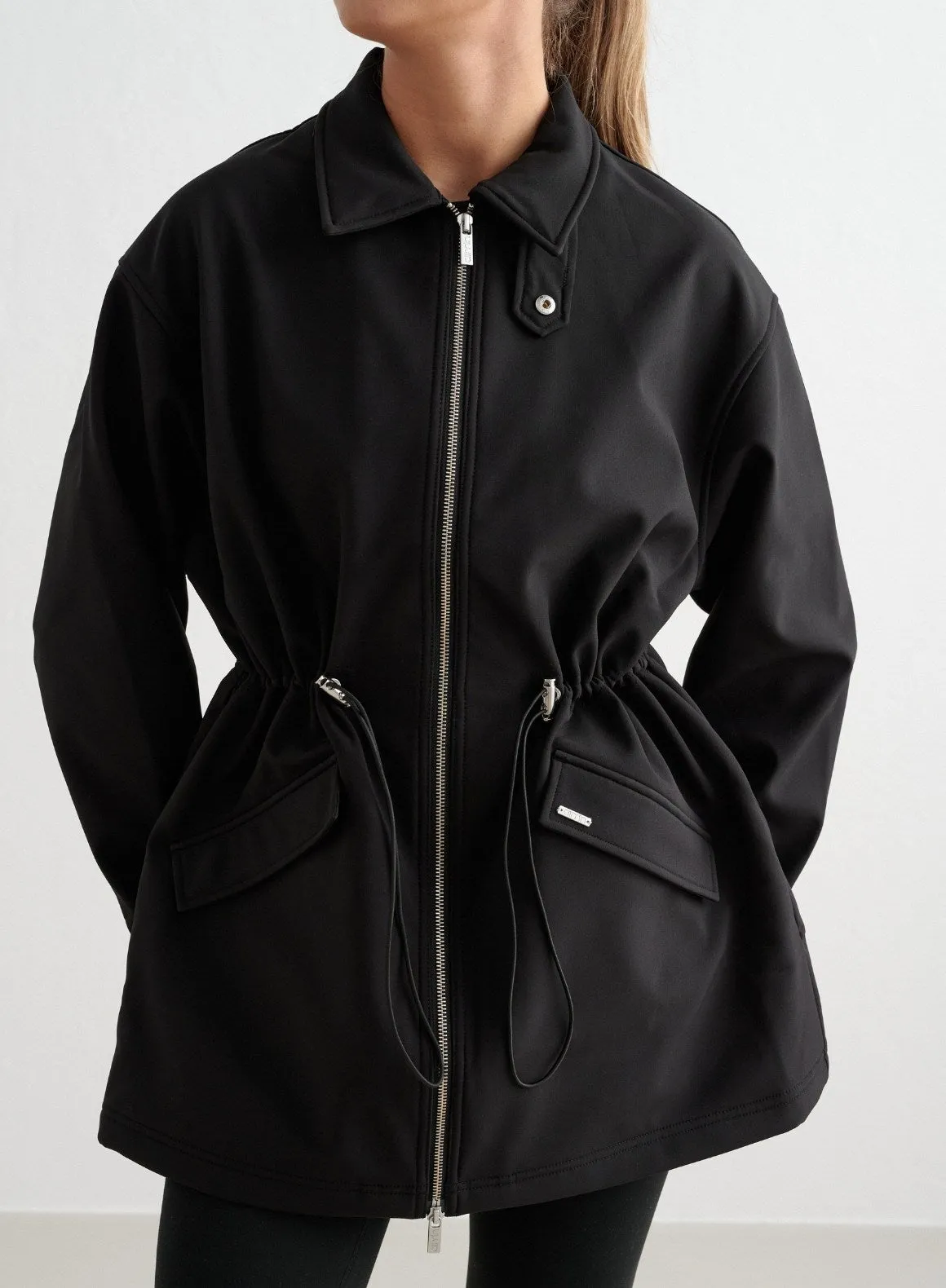 Black Softshell Jacket sold by Aimn product image thumbnail 2