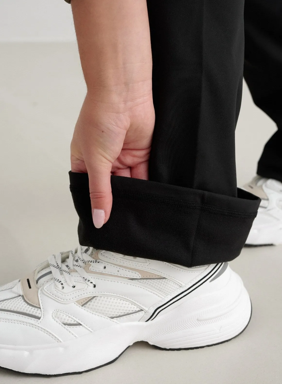 Black Warming Flare Tights sold by Aimn product image thumbnail 5