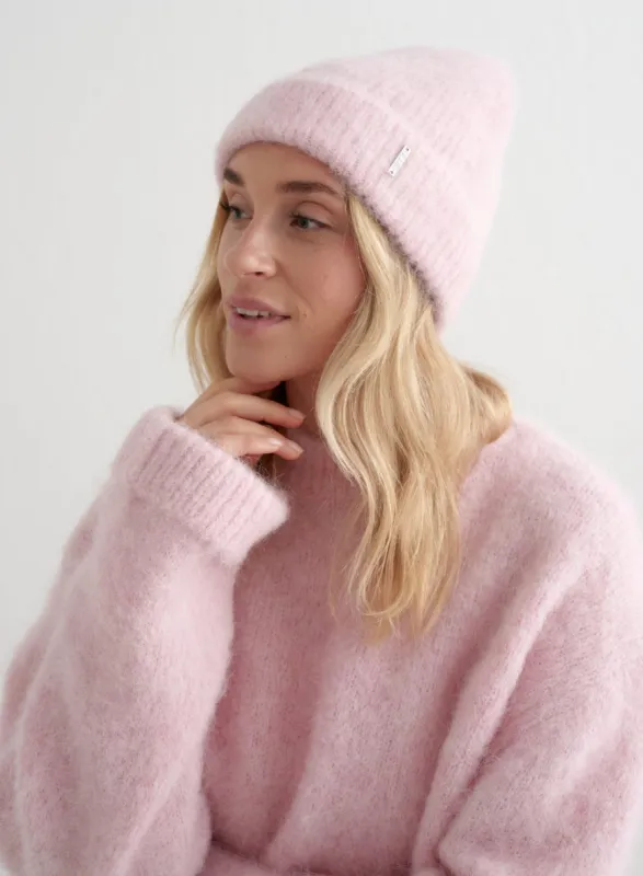 Winter Bloom Alpaca Knit Beanie sold by Aimn