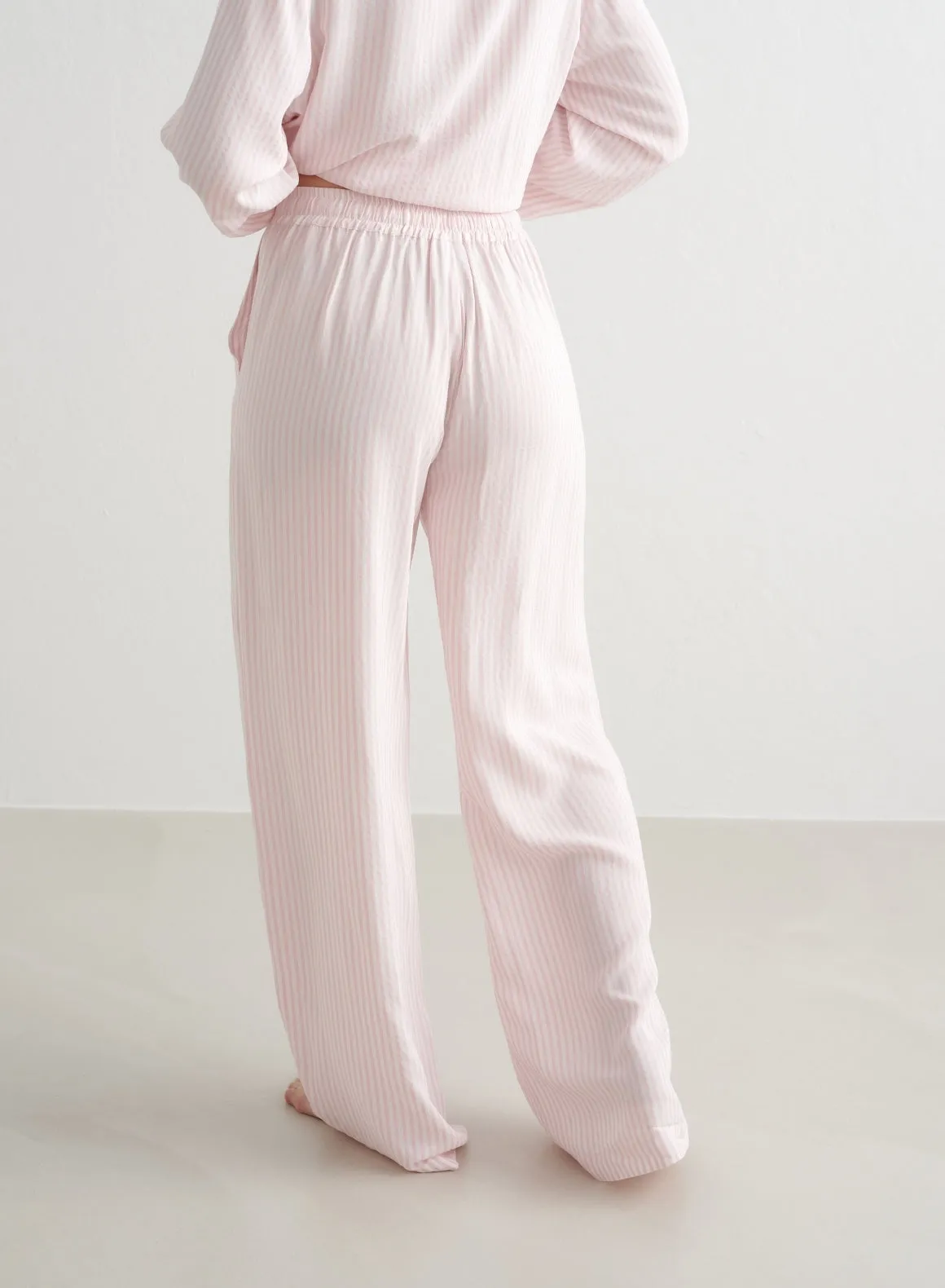 Winter Bloom Stripe Pyjama Pants sold by Aimn product image thumbnail 4