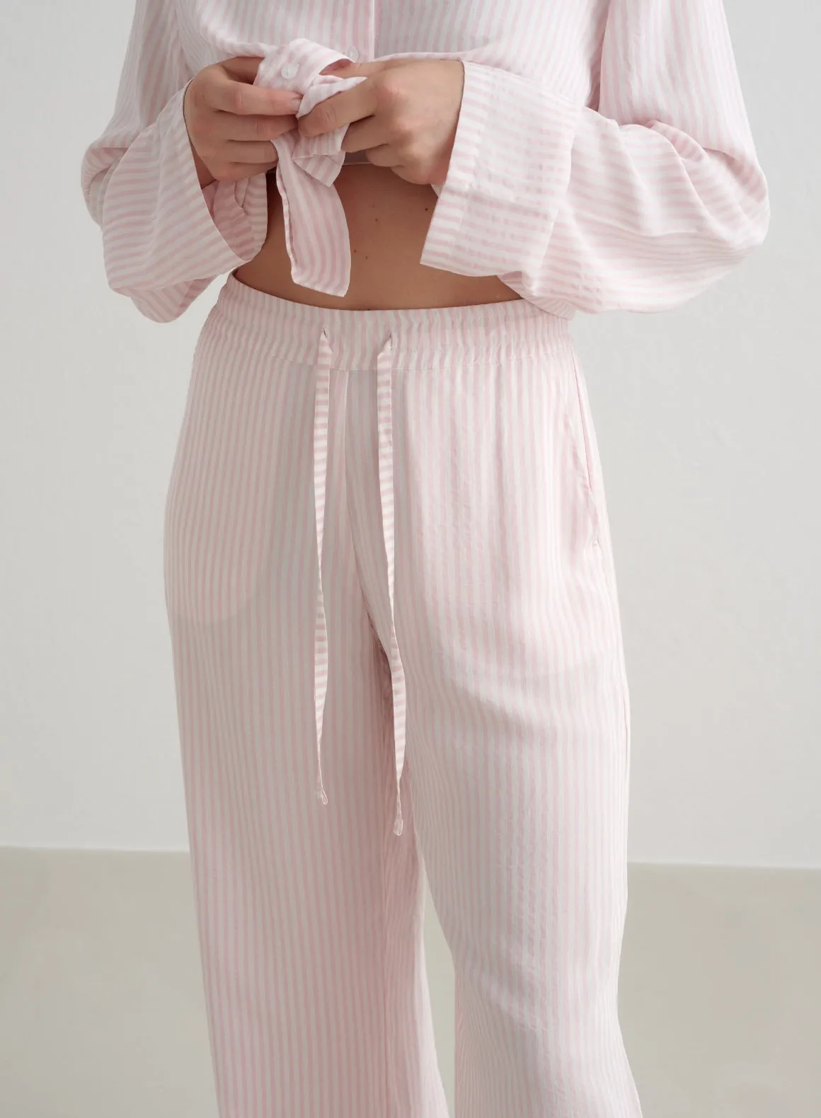 Winter Bloom Stripe Pyjama Pants sold by Aimn product image thumbnail 2