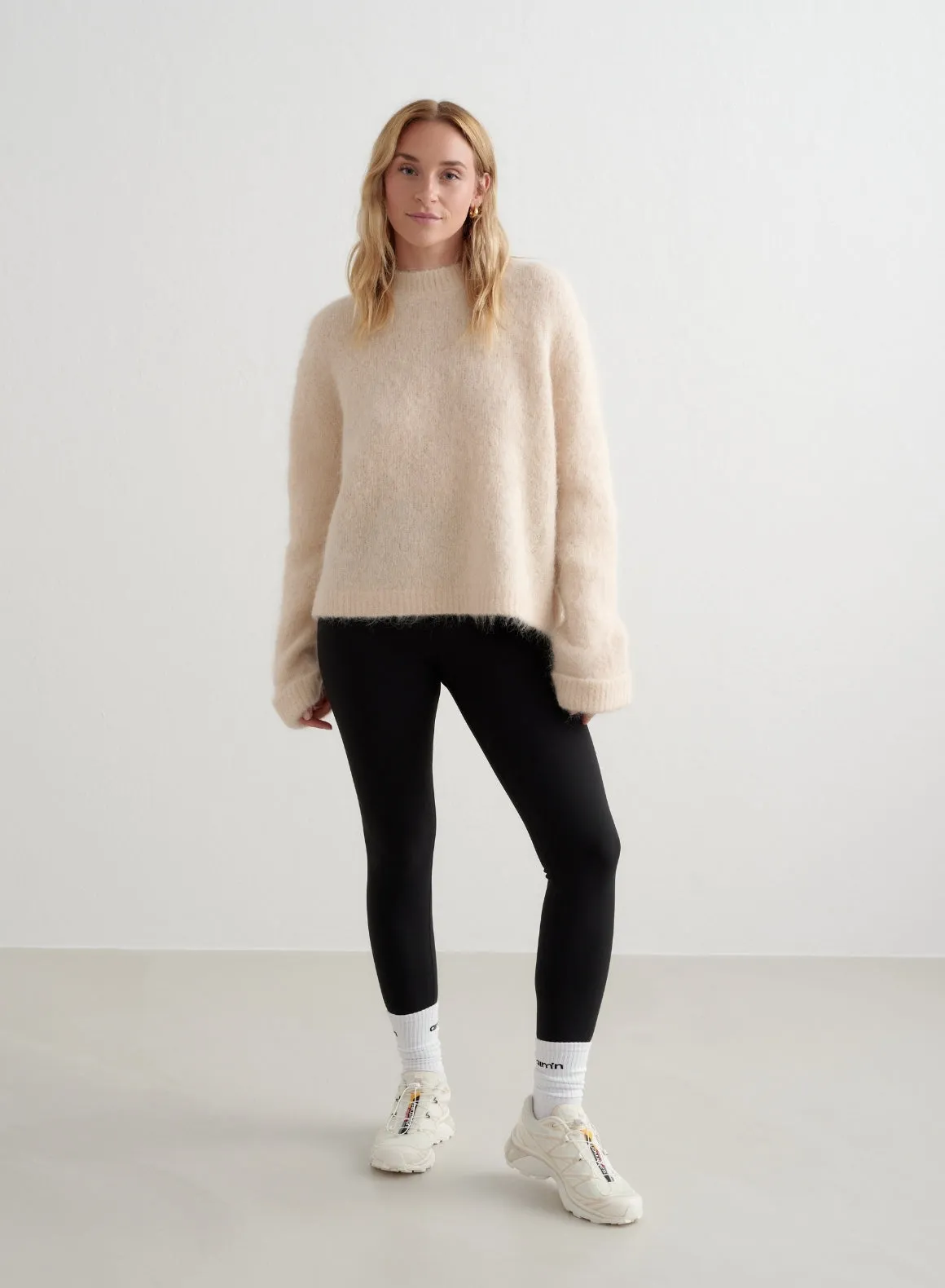 Café Au Lait Alpaca Knit Sweater sold by Aimn product image thumbnail 2