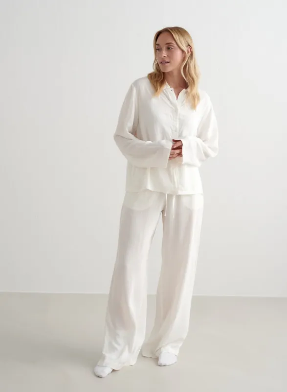 White Pyjama Set sold by Aimn