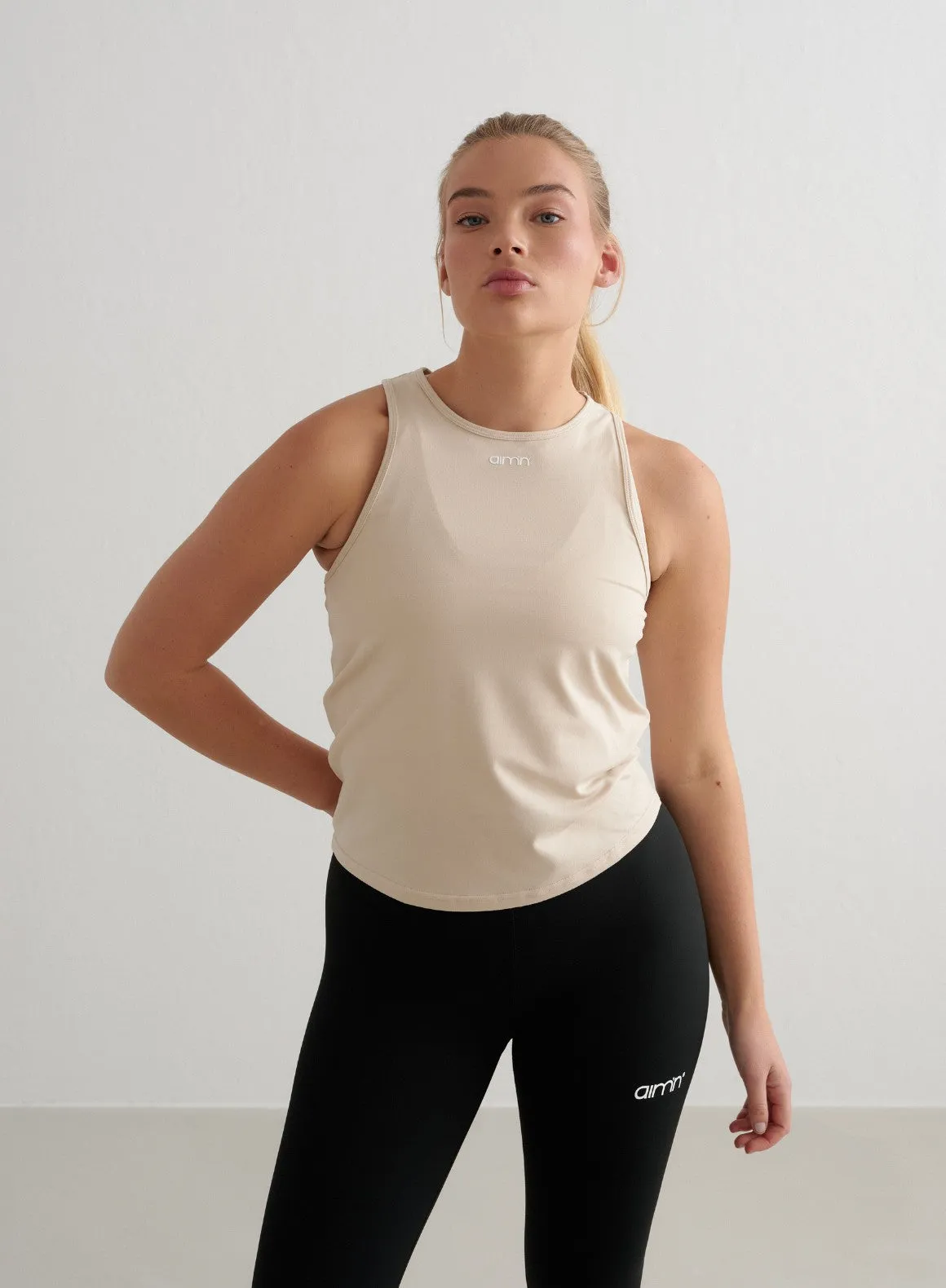 Café Au Lait Soft Basic Singlet sold by Aimn