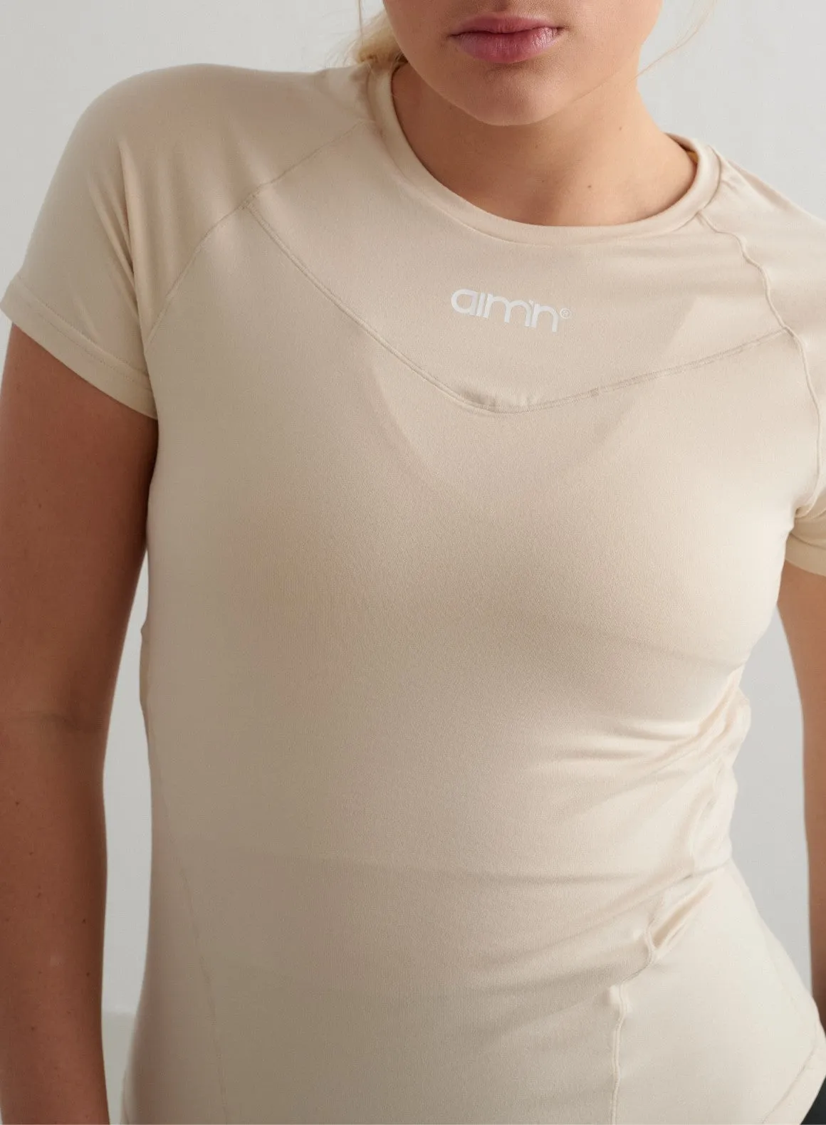 Café Au Lait Soft Basic Short Sleeve sold by Aimn product image thumbnail 2