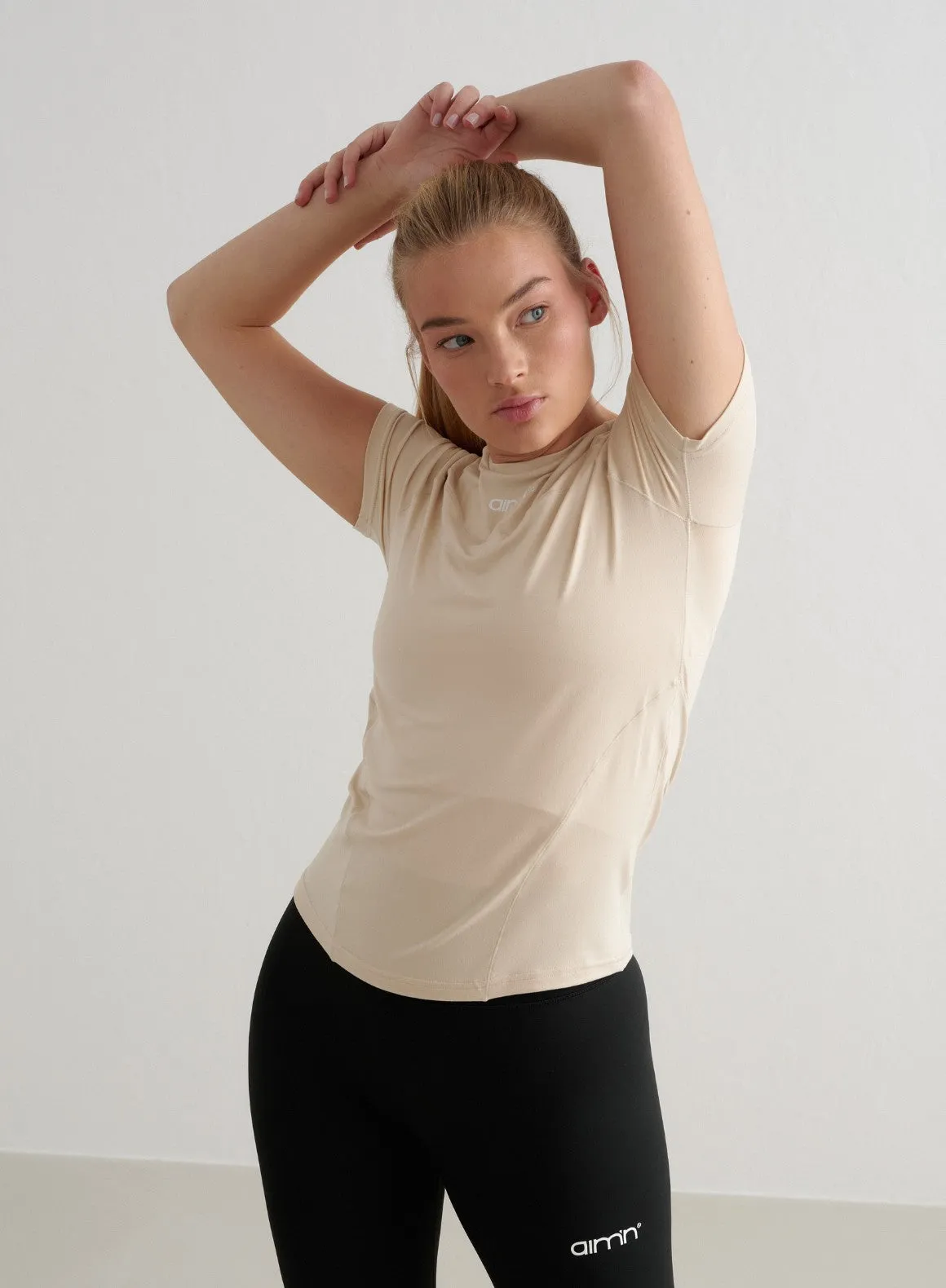 Café Au Lait Soft Basic Short Sleeve sold by Aimn