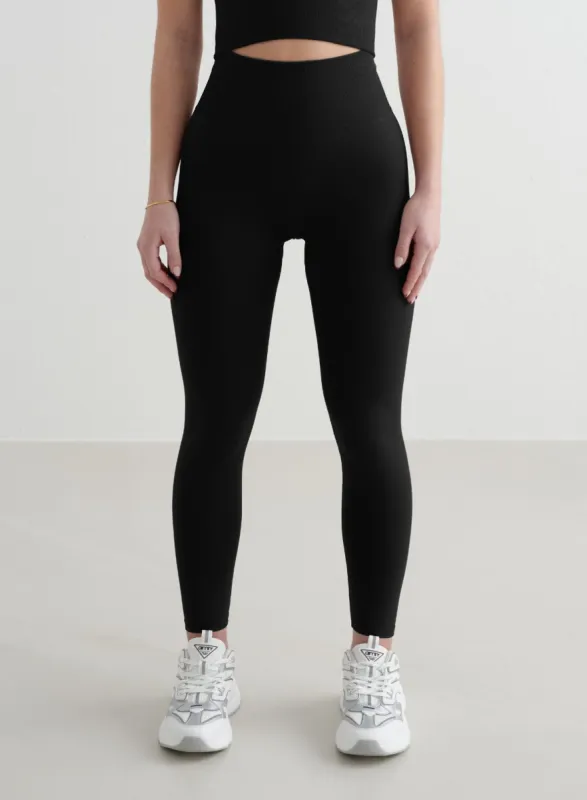 Black Shape Seamless Petite Tights sold by Aimn