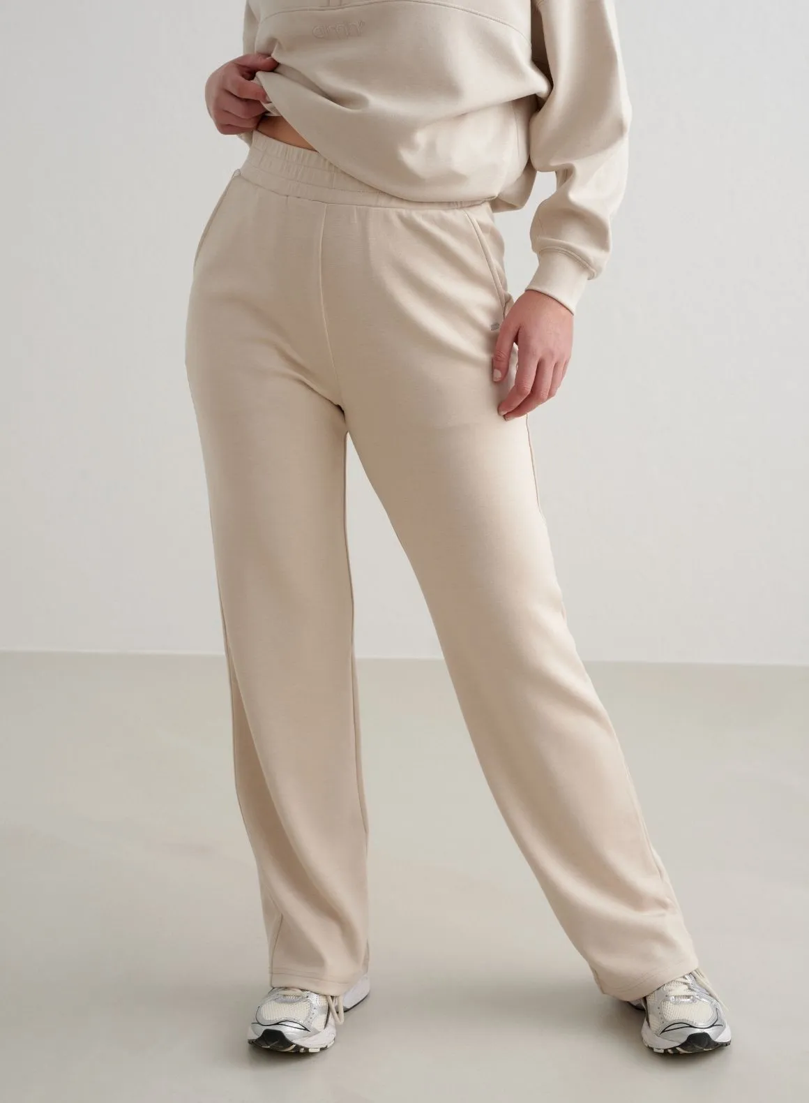 Café Au Lait Comfy Modal Wide Pants sold by Aimn