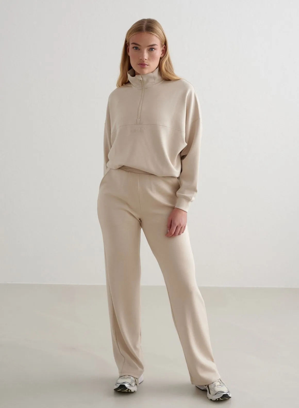Café Au Lait Comfy Modal Wide Pants sold by Aimn product image thumbnail 2