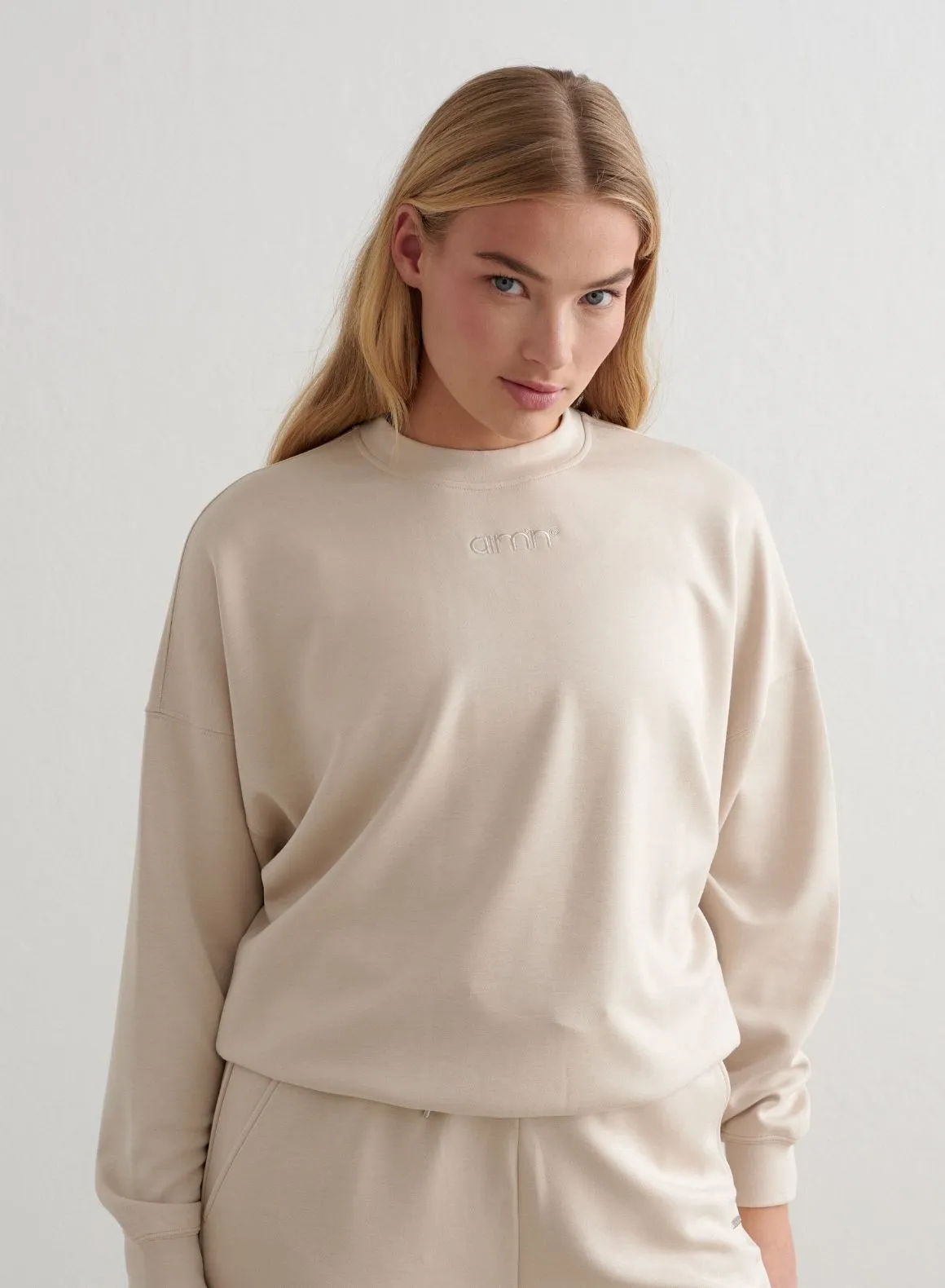 Café Au Lait Comfy Modal Sweatshirt sold by Aimn product image thumbnail 4