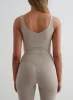 Dark Clay Sense Tights sold by Aimn