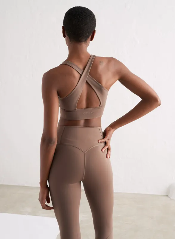 Macchiato Sculpting Crossed Back Bra sold by Aimn