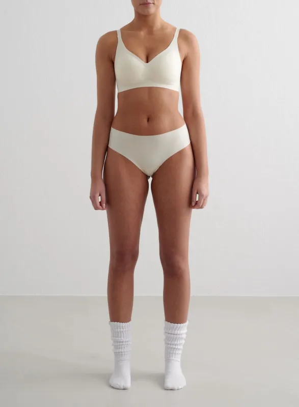 Almond White Soft Cheeky Hipster sold by Aimn