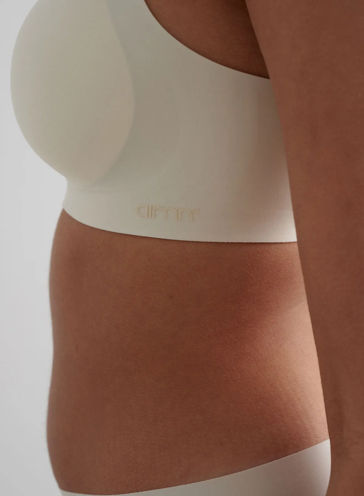 Almond White Soft Bra sold by Aimn product image thumbnail 4