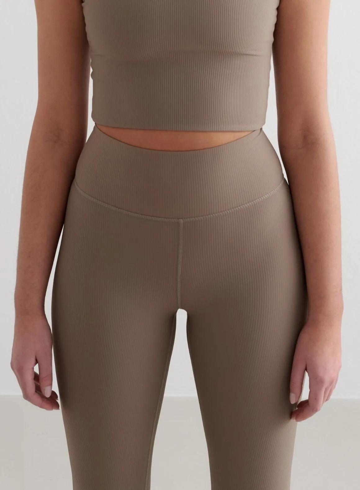 Nougat Ribbed Performance Tights sold by Aimn product image thumbnail 4