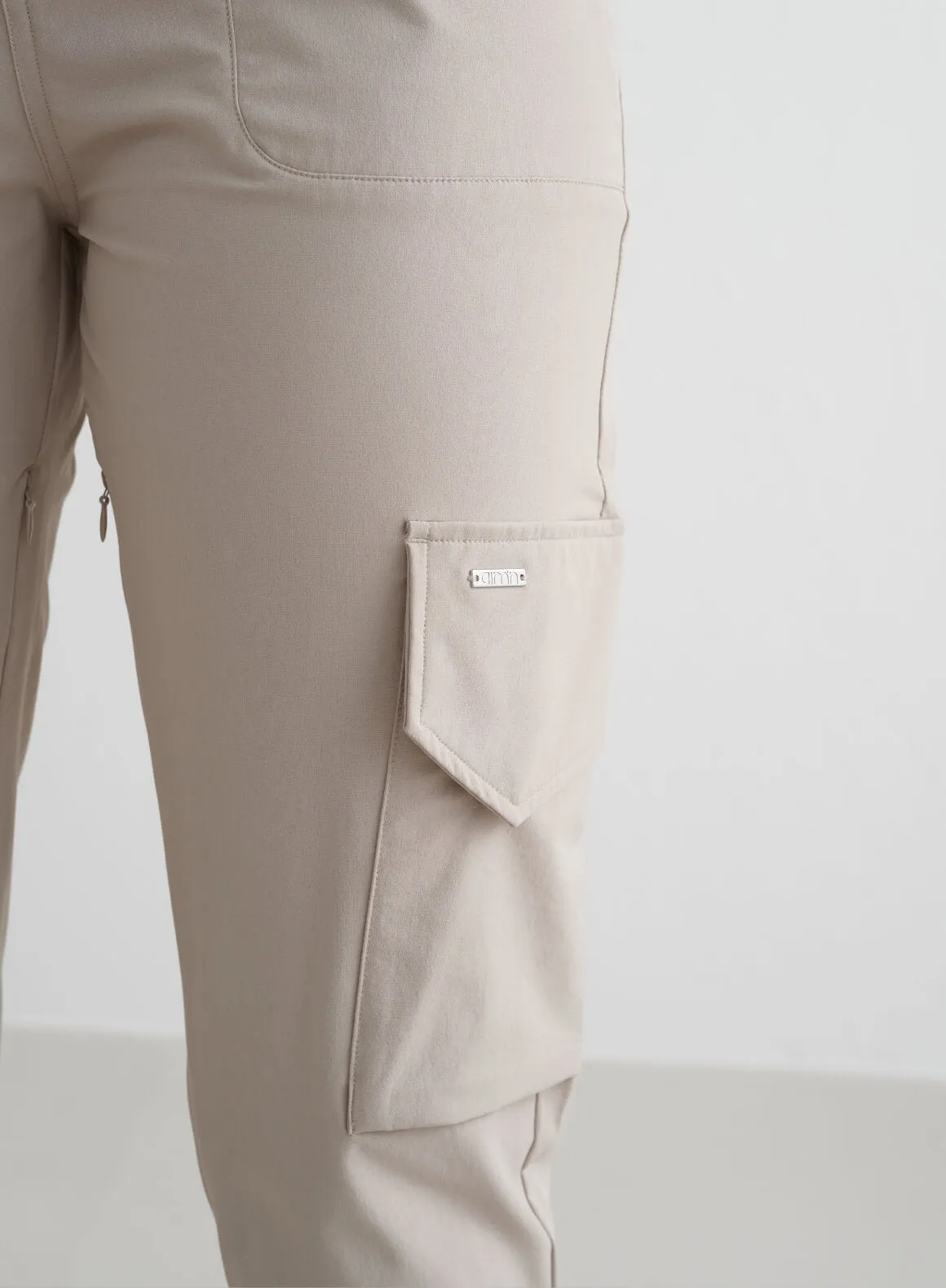 Dark Clay Cargo Pants sold by Aimn product image thumbnail 4