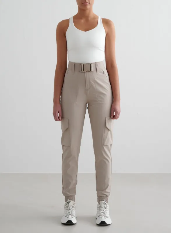 Dark Clay Cargo Pants sold by Aimn