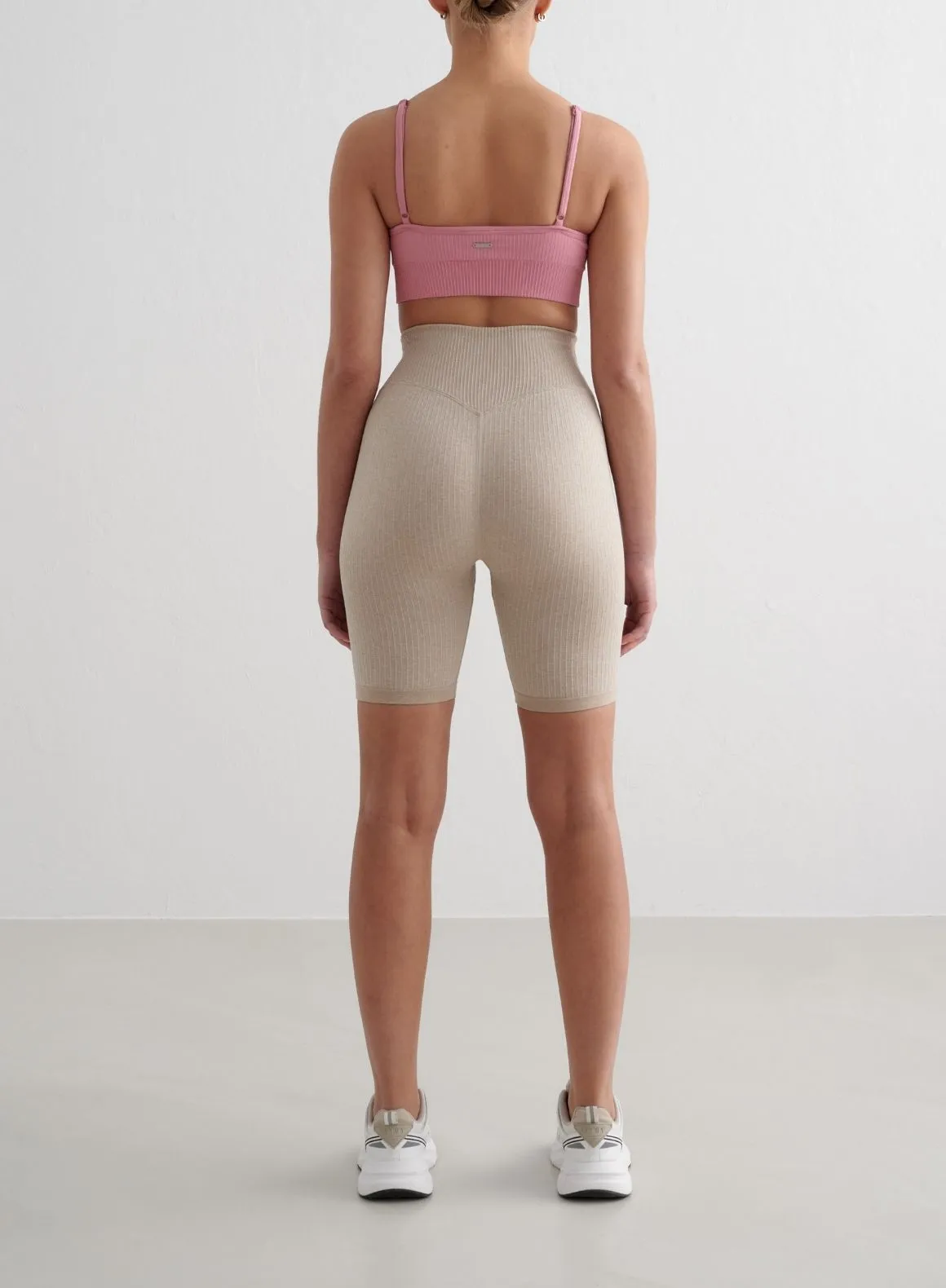Desert Rose Ribbed Seamless Deep Cut Bra sold by Aimn product image thumbnail 4