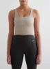 Beige Ribbed Seamless Shaping Bralette sold by Aimn