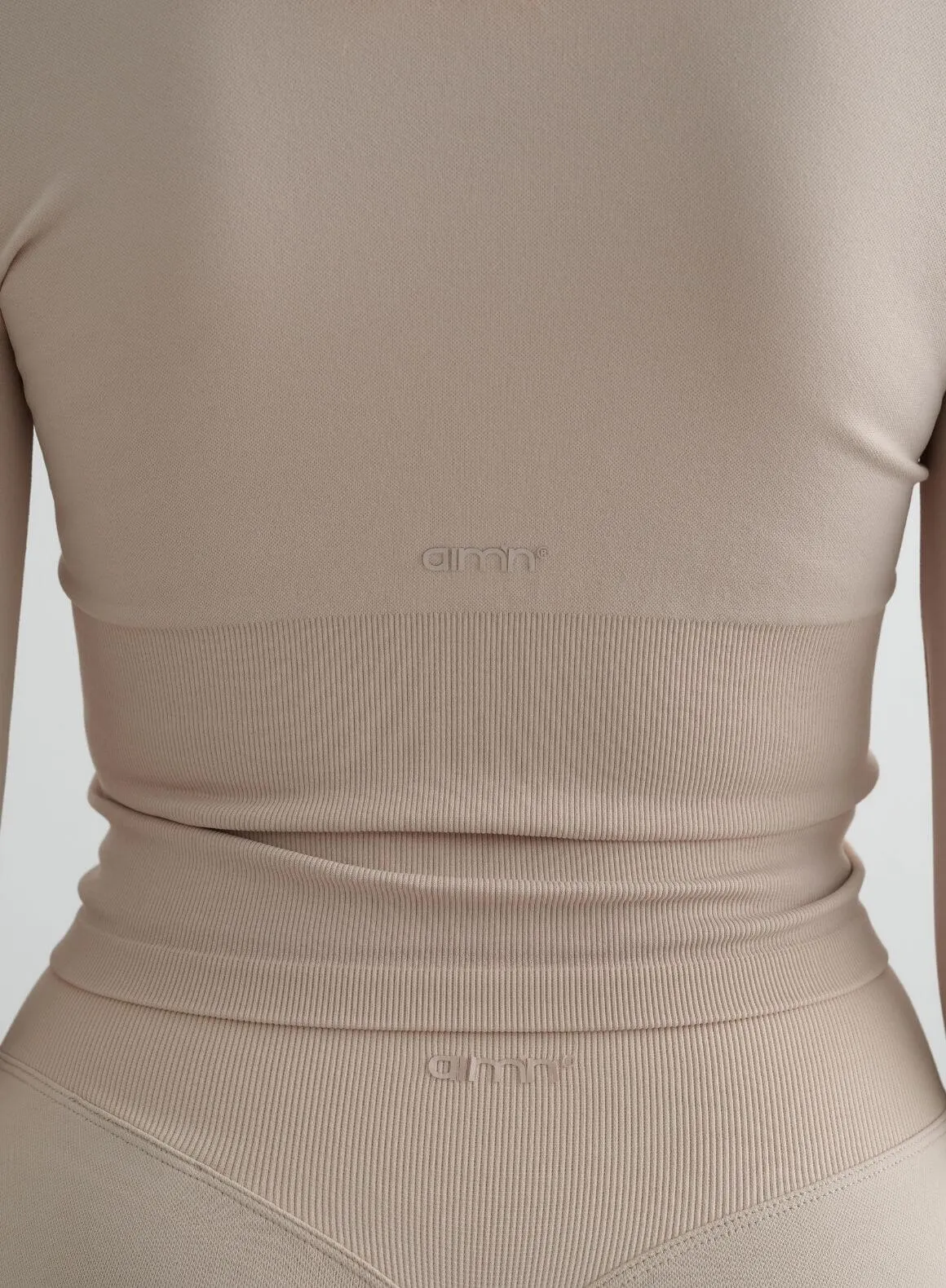 Clay Shape Seamless Zip Jacket sold by Aimn product image thumbnail 3