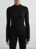 Black Shape Seamless Zip Jacket sold by Aimn