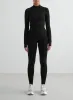 Black Shape Seamless Zip Jacket sold by Aimn