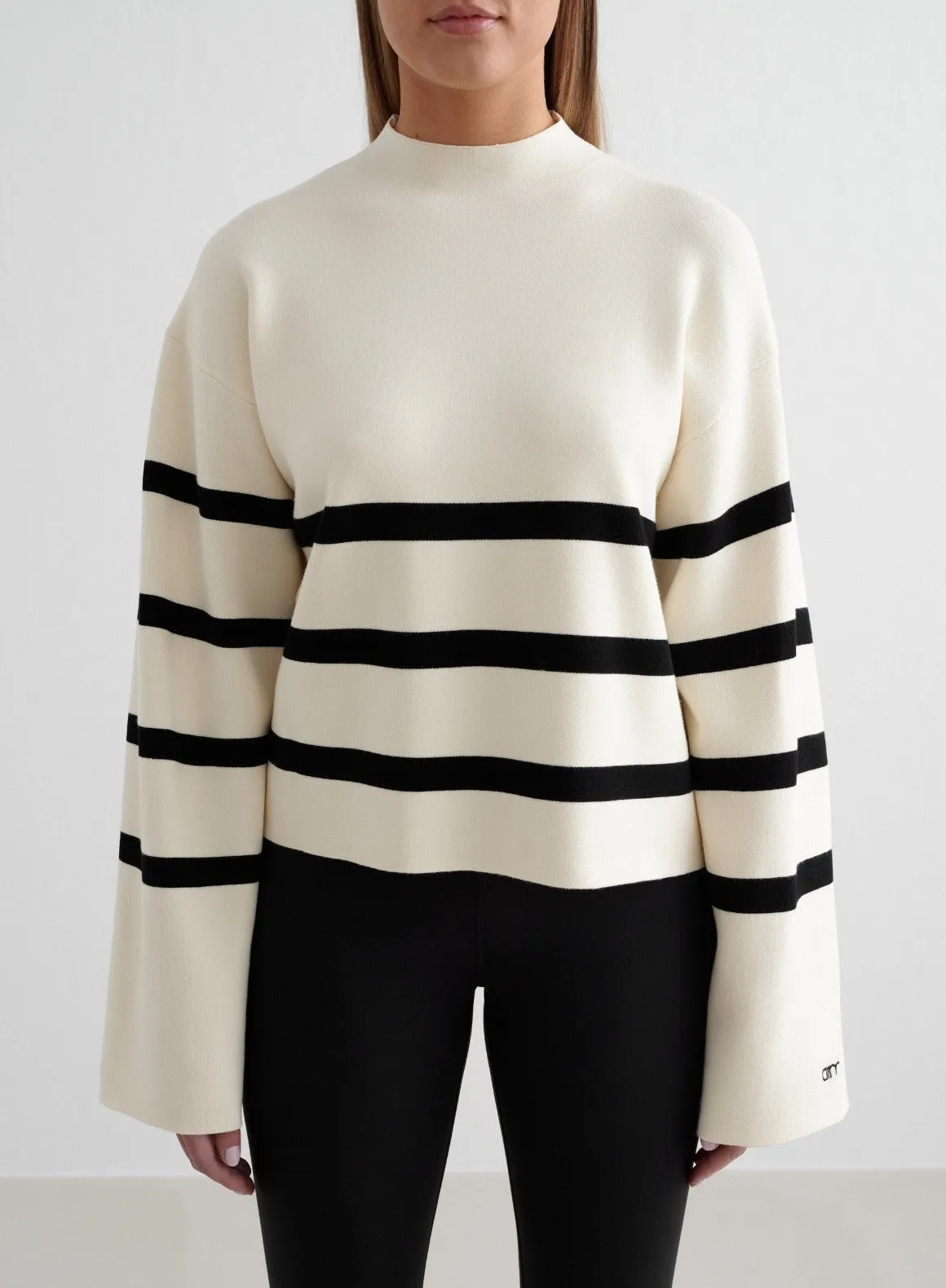 Almond White Perfect Knit Long Sleeve sold by Aimn