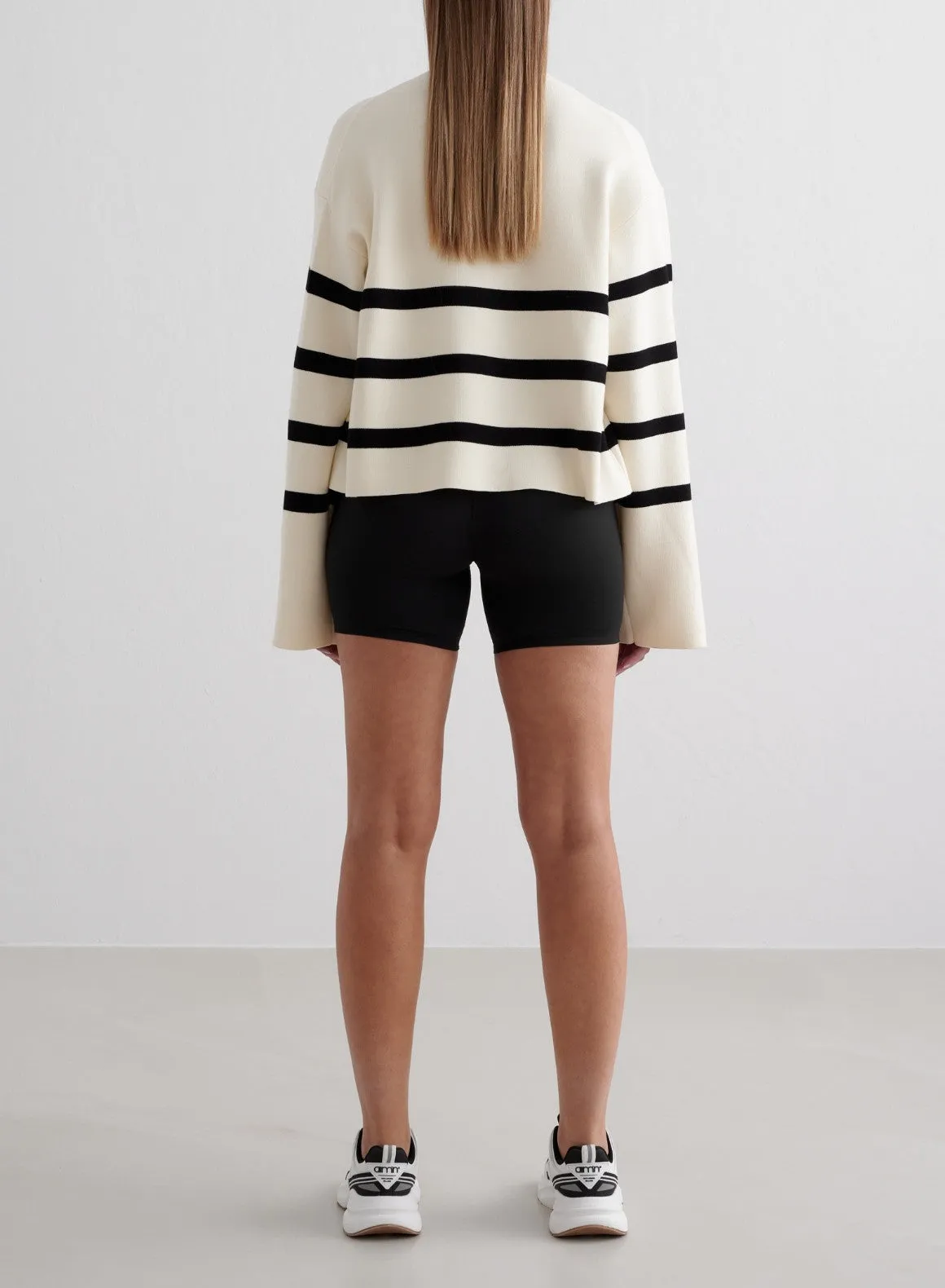 Almond White Perfect Knit Long Sleeve sold by Aimn product image thumbnail 4