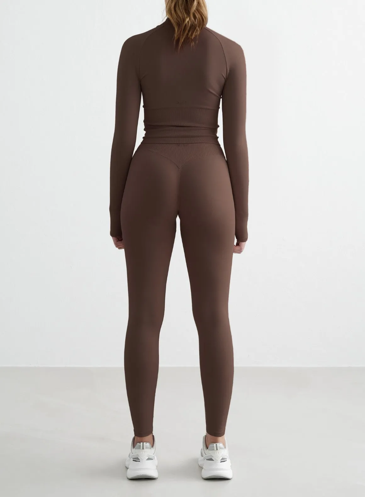 Macchiato Shape Seamless Zip Jacket sold by Aimn product image thumbnail 4