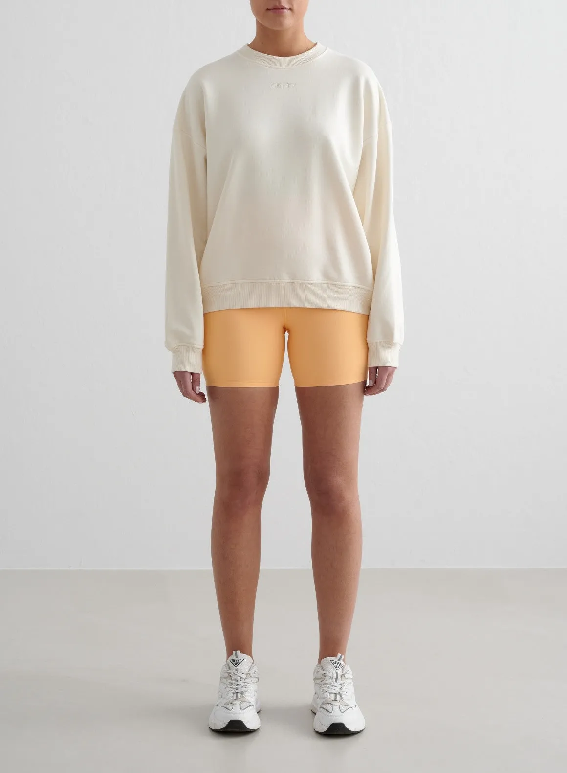 Almond White Terry Sweatshirt sold by Aimn product image thumbnail 3