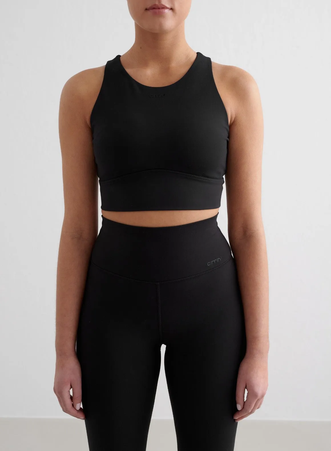 Black Sense Sports Bra sold by Aimn