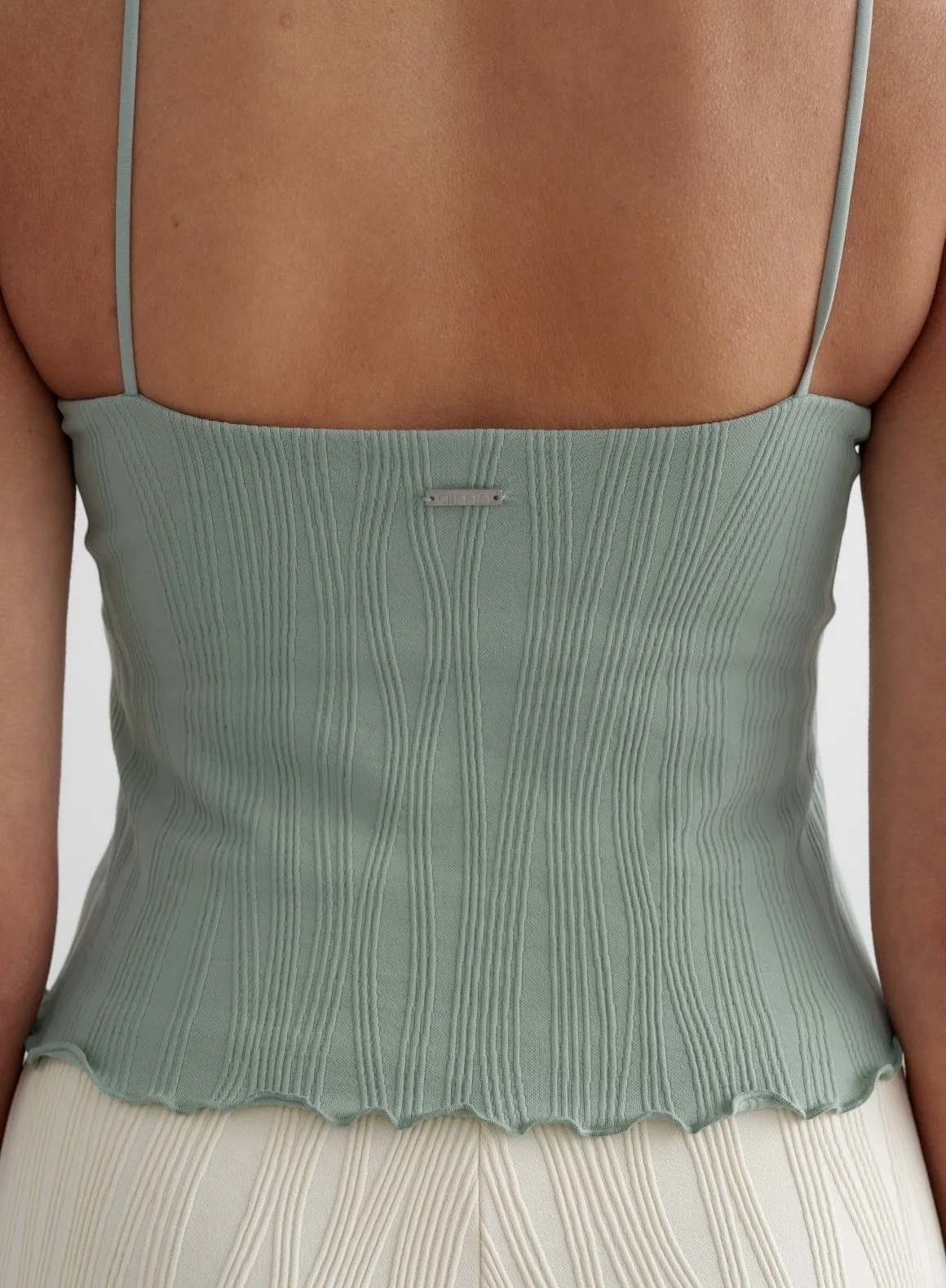 Aqua Tulip Singlet sold by Aimn product image thumbnail 5