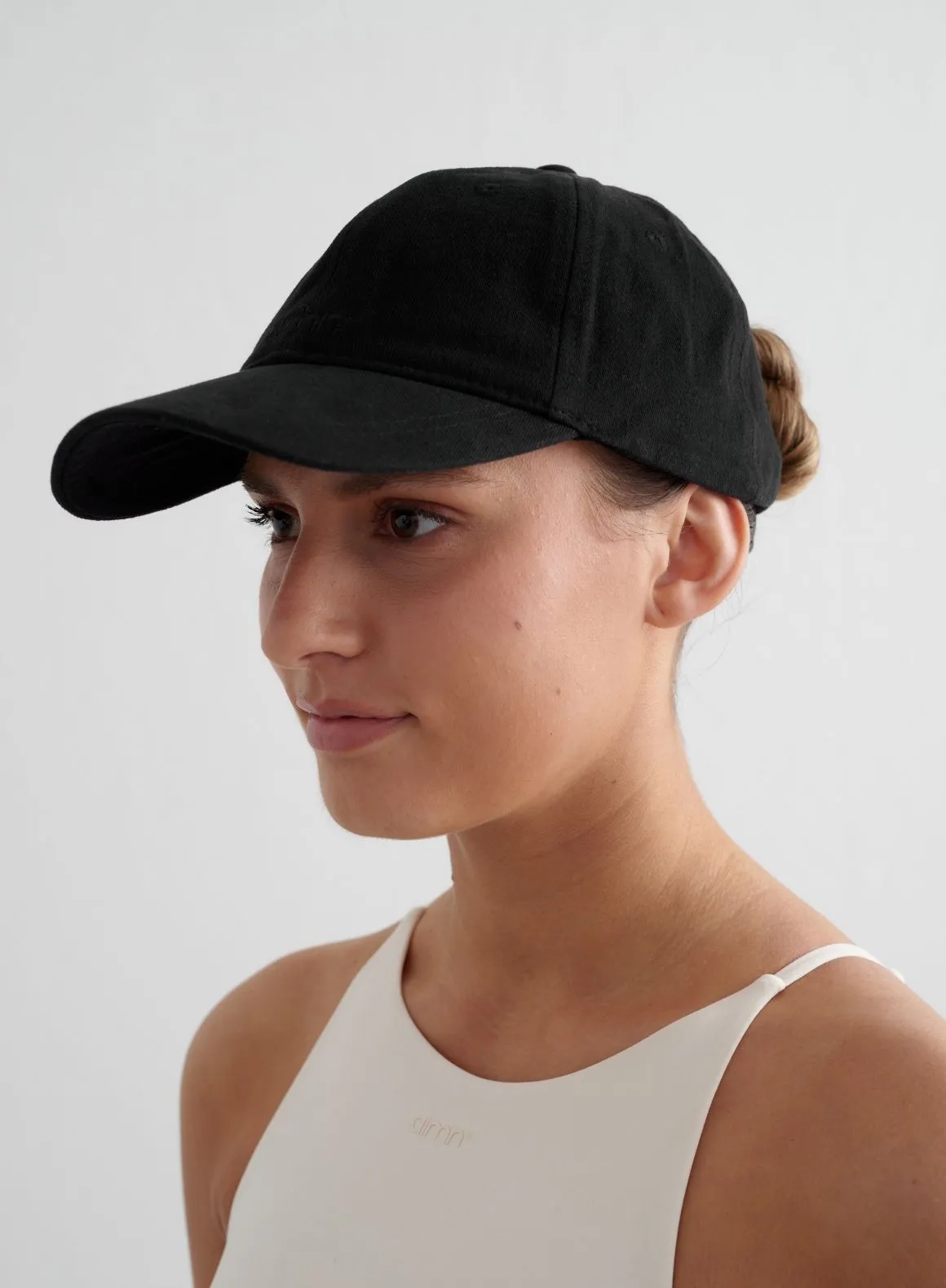 Black Small Logo Cap sold by Aimn product image thumbnail 2