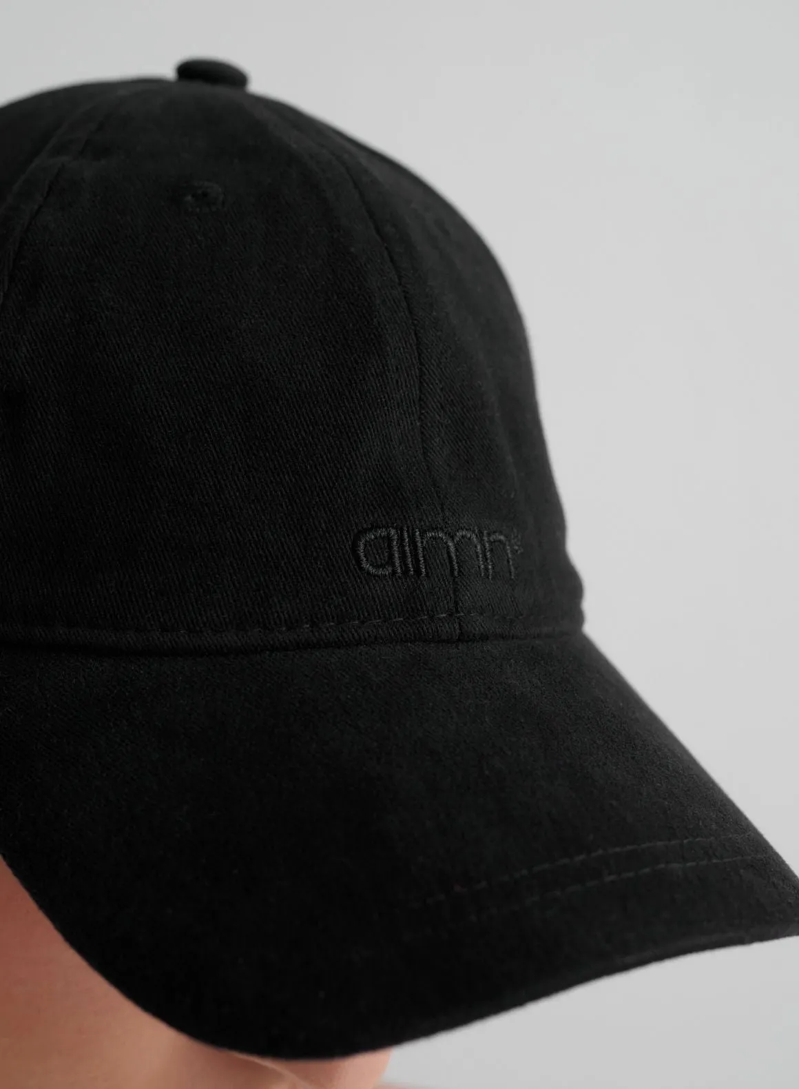 Black Small Logo Cap sold by Aimn product image thumbnail 5