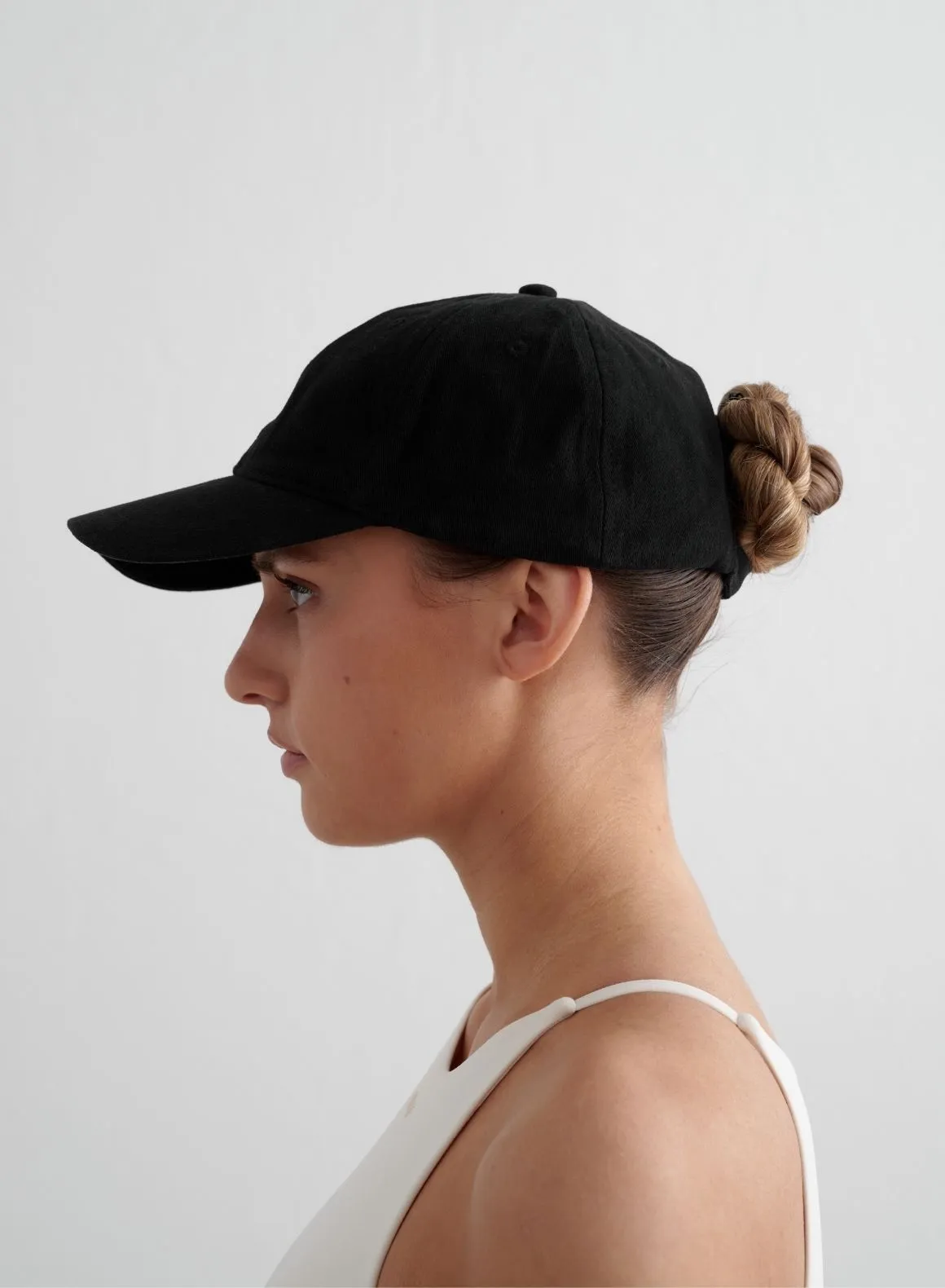 Black Small Logo Cap sold by Aimn product image thumbnail 4