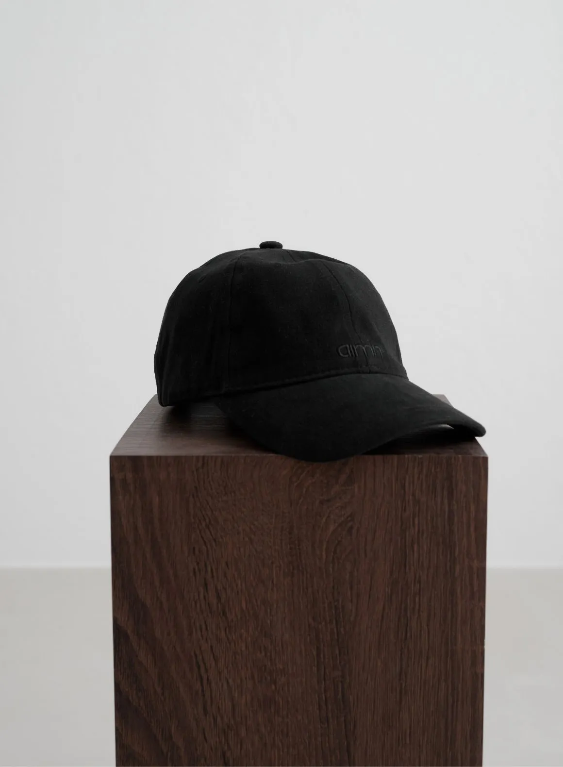 Black Small Logo Cap sold by Aimn