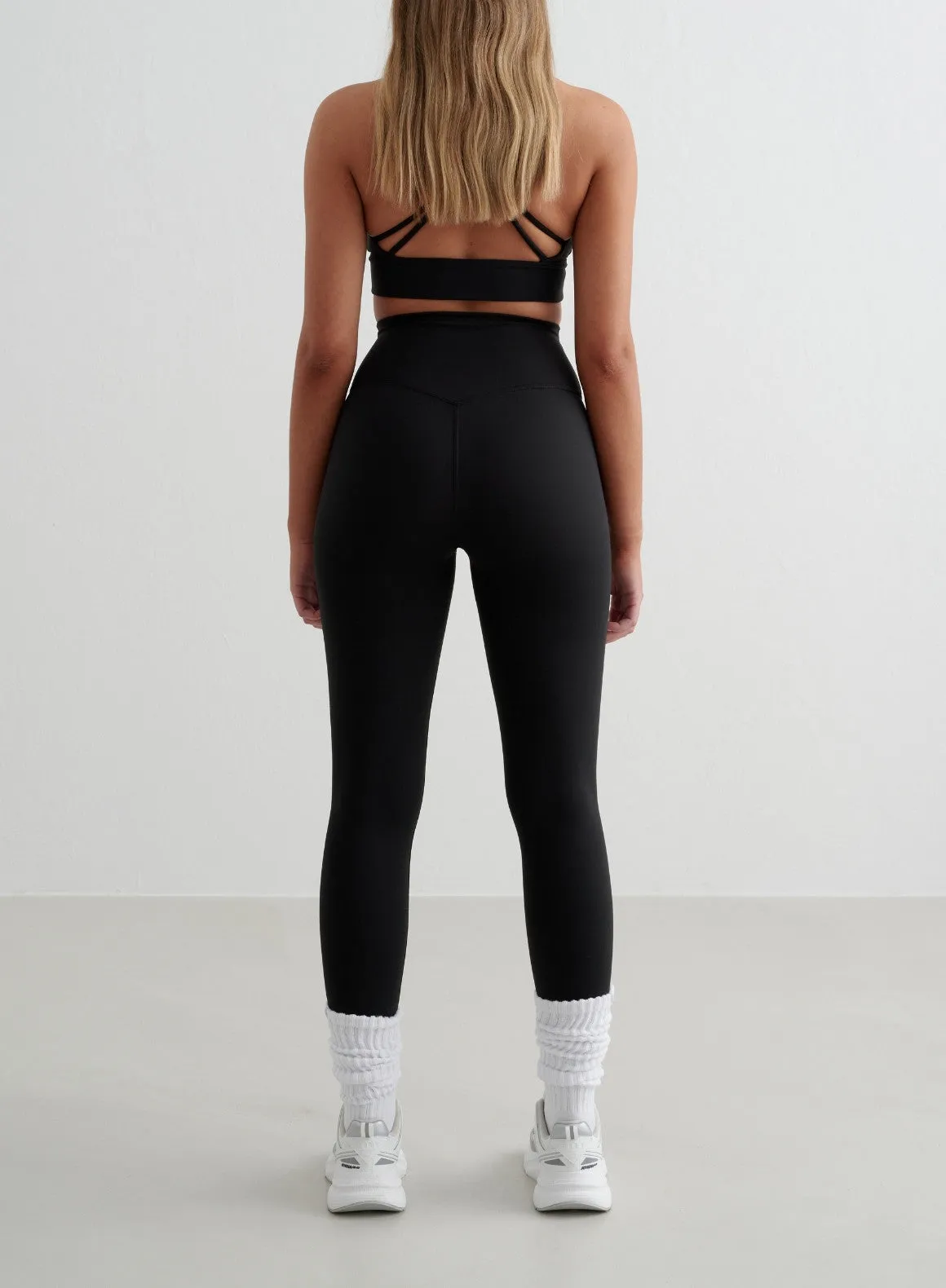 Black Sense Tights & Strap Bra Set sold by Aimn product image thumbnail 2