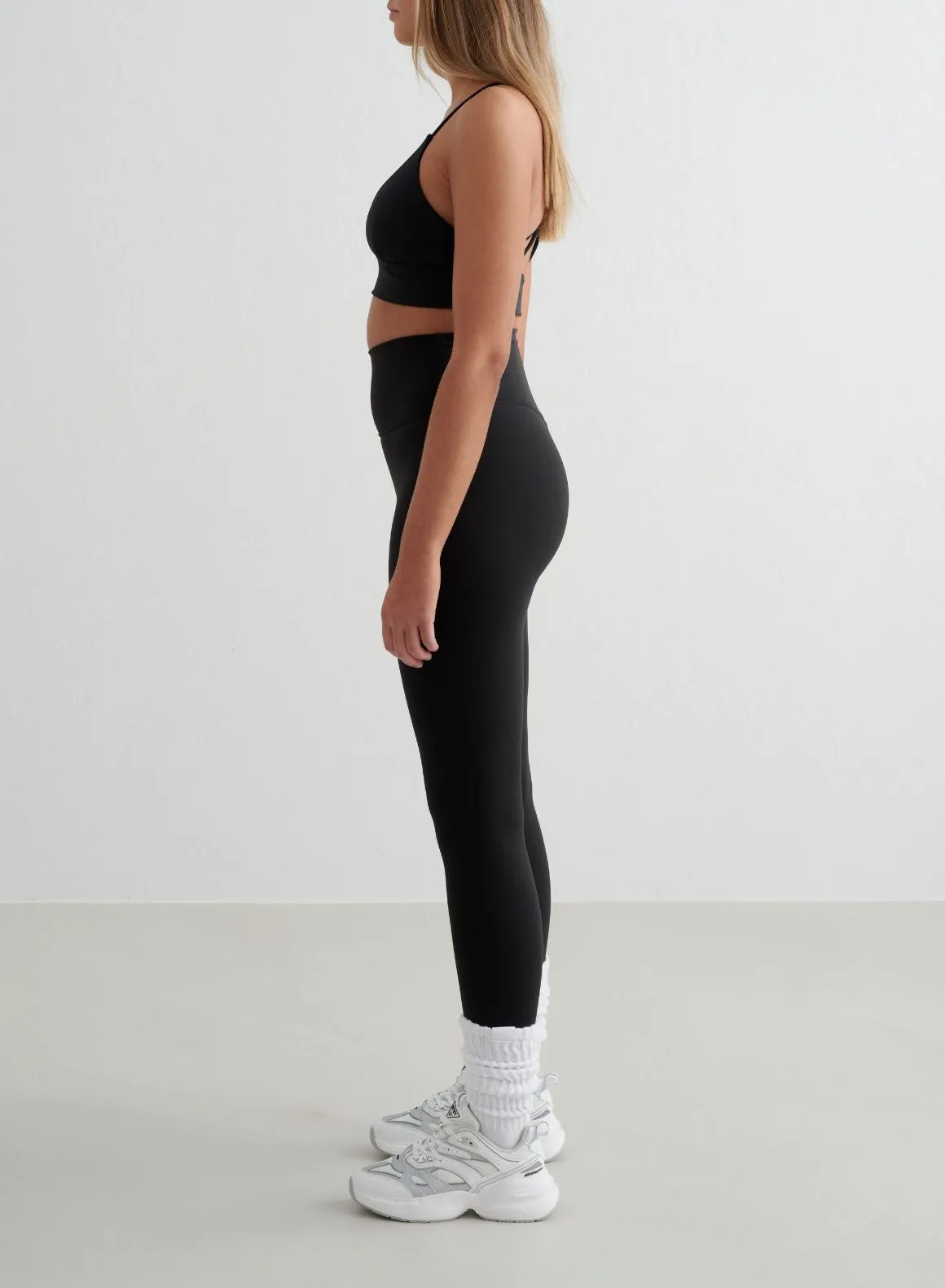 Black Sense Tights & Strap Bra Set sold by Aimn product image thumbnail 3