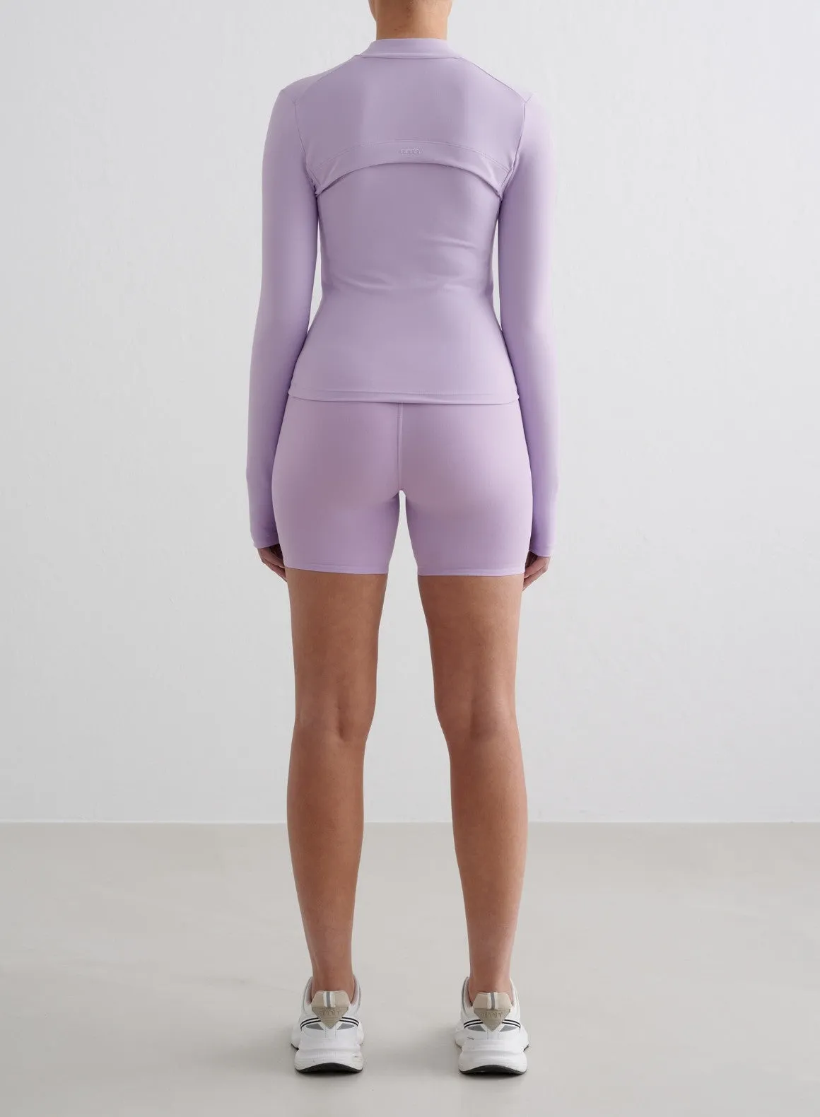 Blossom Sense Midi Biker Shorts & Zip Jacket Set sold by Aimn product image thumbnail 2