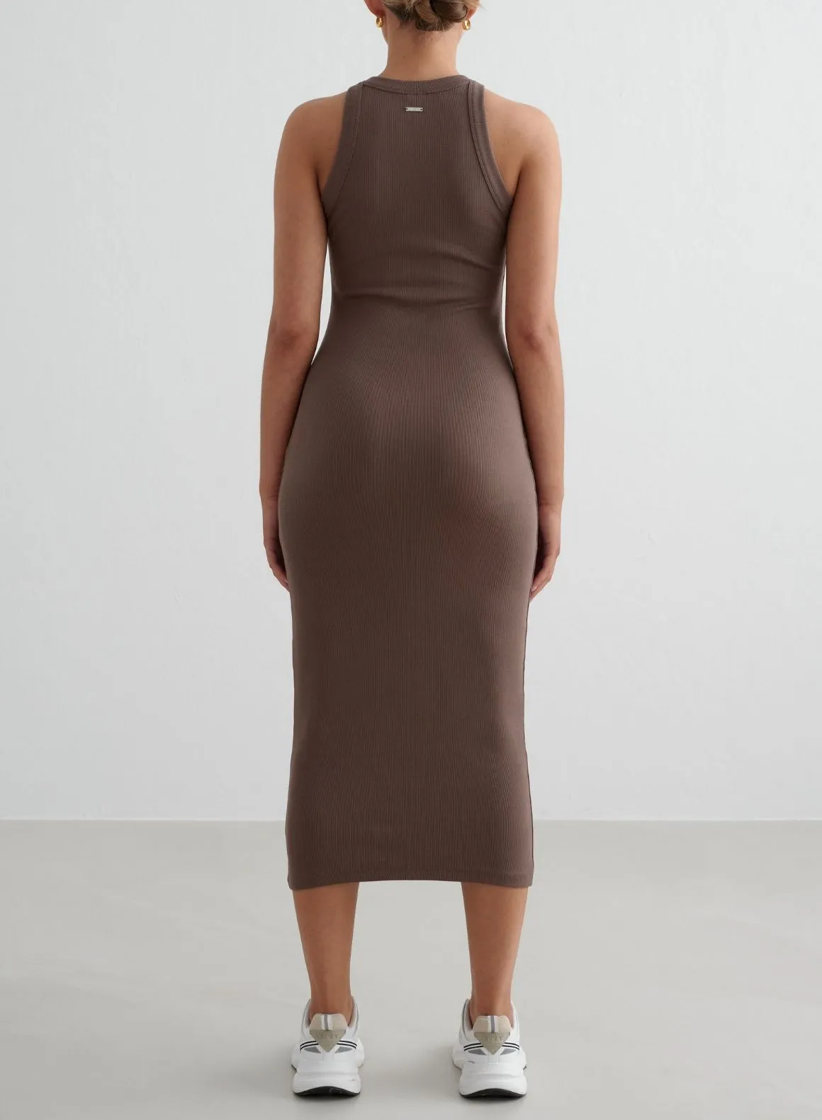 Macchiato Ease Ribbed Tank Dress sold by Aimn product image thumbnail 2