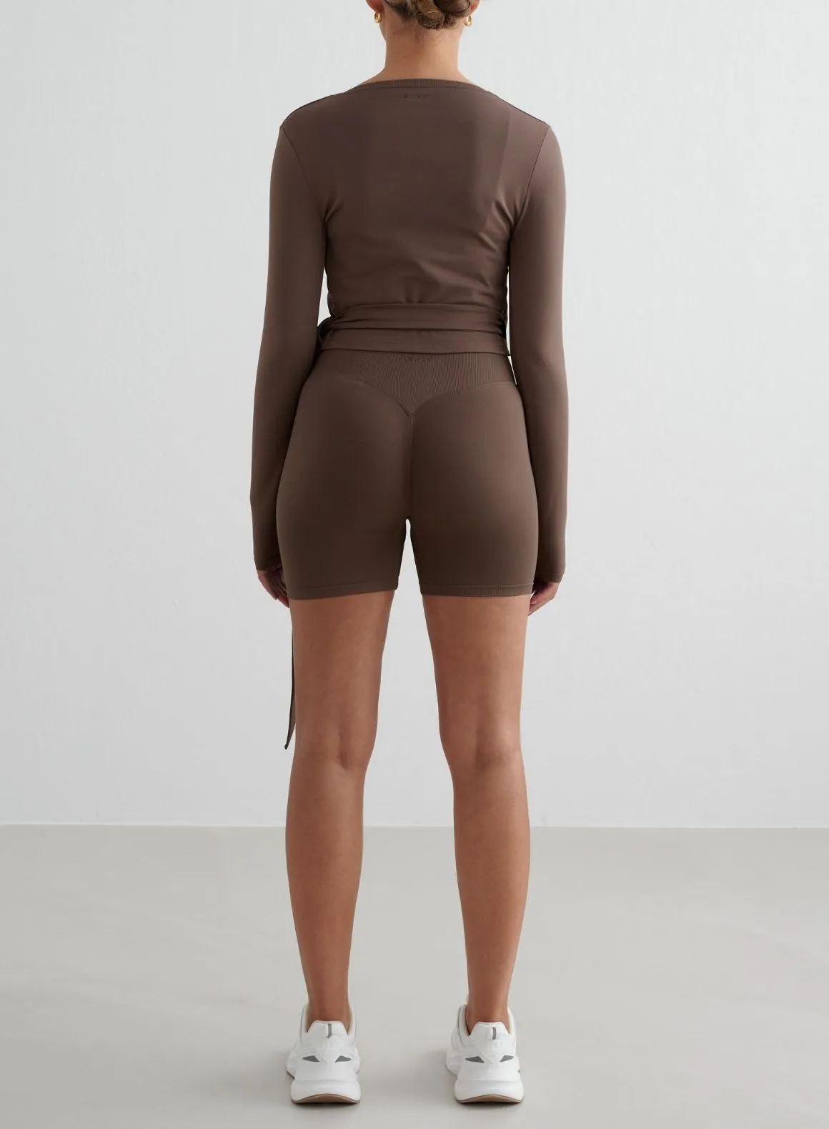 Macchiato Shape Seamless Wrap Long Sleeve sold by Aimn product image thumbnail 4