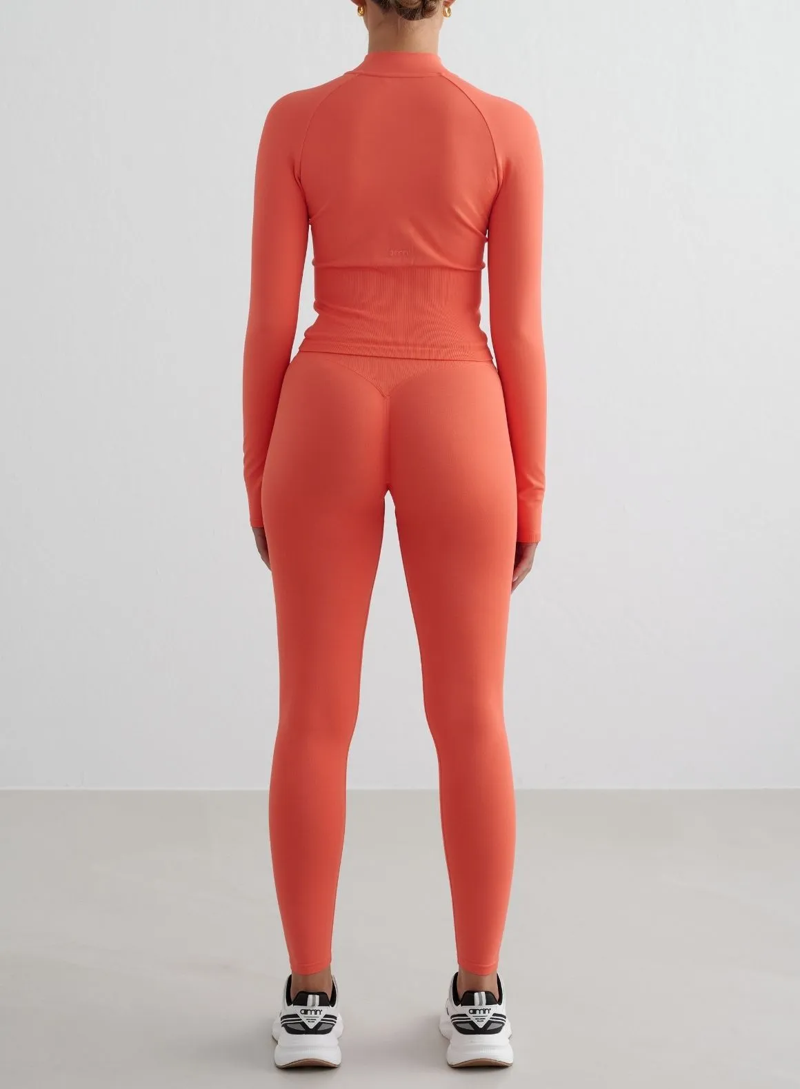 Tangerine Shape Seamless Zip Jacket sold by Aimn product image thumbnail 4